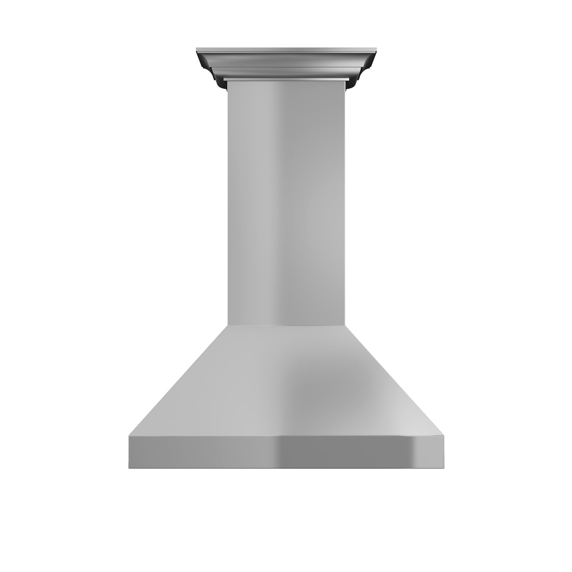 ZLINE 48" Professional Convertible Vent Wall Mount Range Hood in Stainless Steel with Crown Molding 597CRN-48 product image