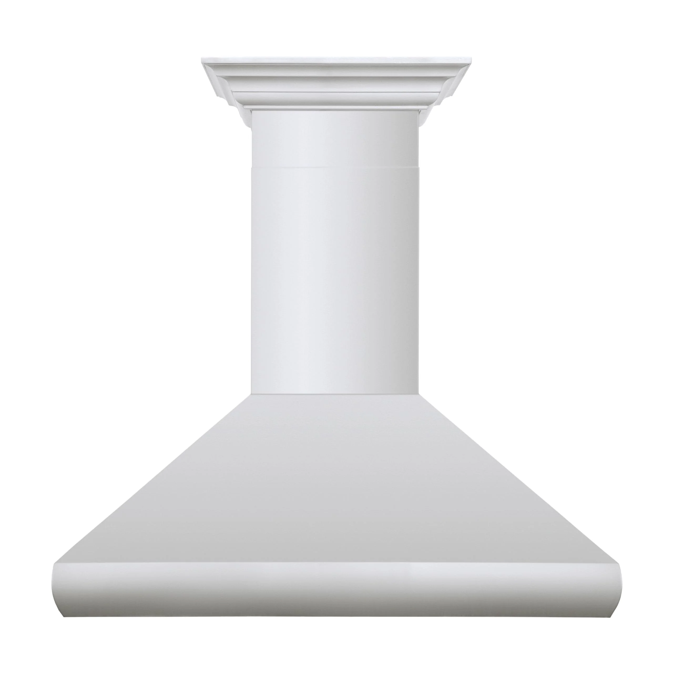 ZLINE 36 in. Professional Convertible Vent Wall Mount Range Hood in Stainless Steel with Crown Molding 587CRN-36 product image
