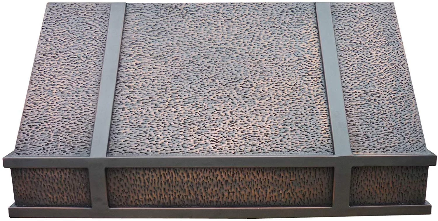SINDA 36"Wx39"H, Copper Oven Hood Cover with High CFM Commercial Grade Range Hood Insert, Inlcudes Fan Motor, Blower Box, Baffle Filter and Lighting, H11HOTW3639 product image