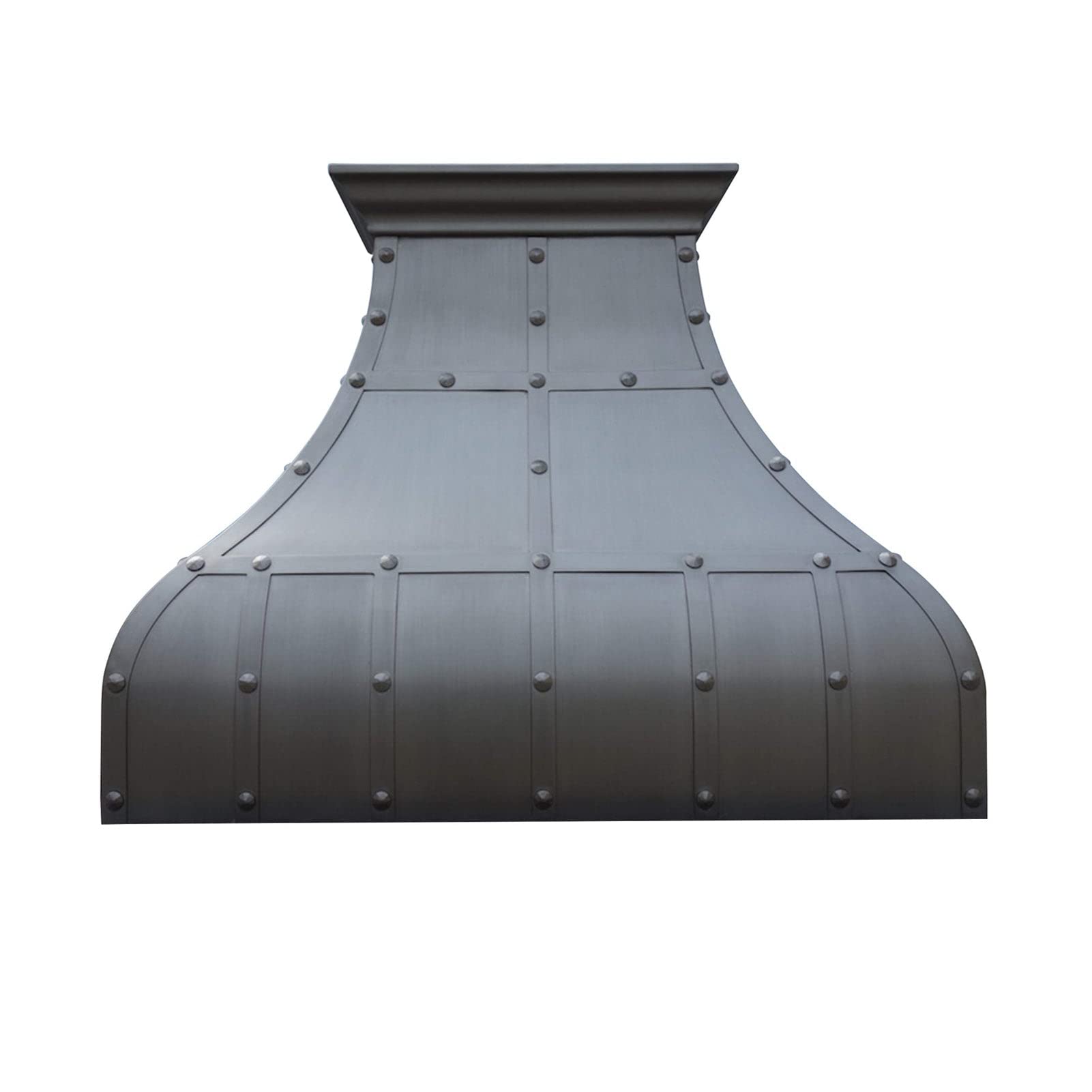 SINDA Copper Range Hood with Profession Stainless Steel Vent Liner, 4-Speed Exhaust Fan 1150CFM, LED Lamps & Baffle Filter, 48"W x 36"H, Oil Rubbed Bronze-Smooth Texture, Wall Mount, H13STROW4836 product image