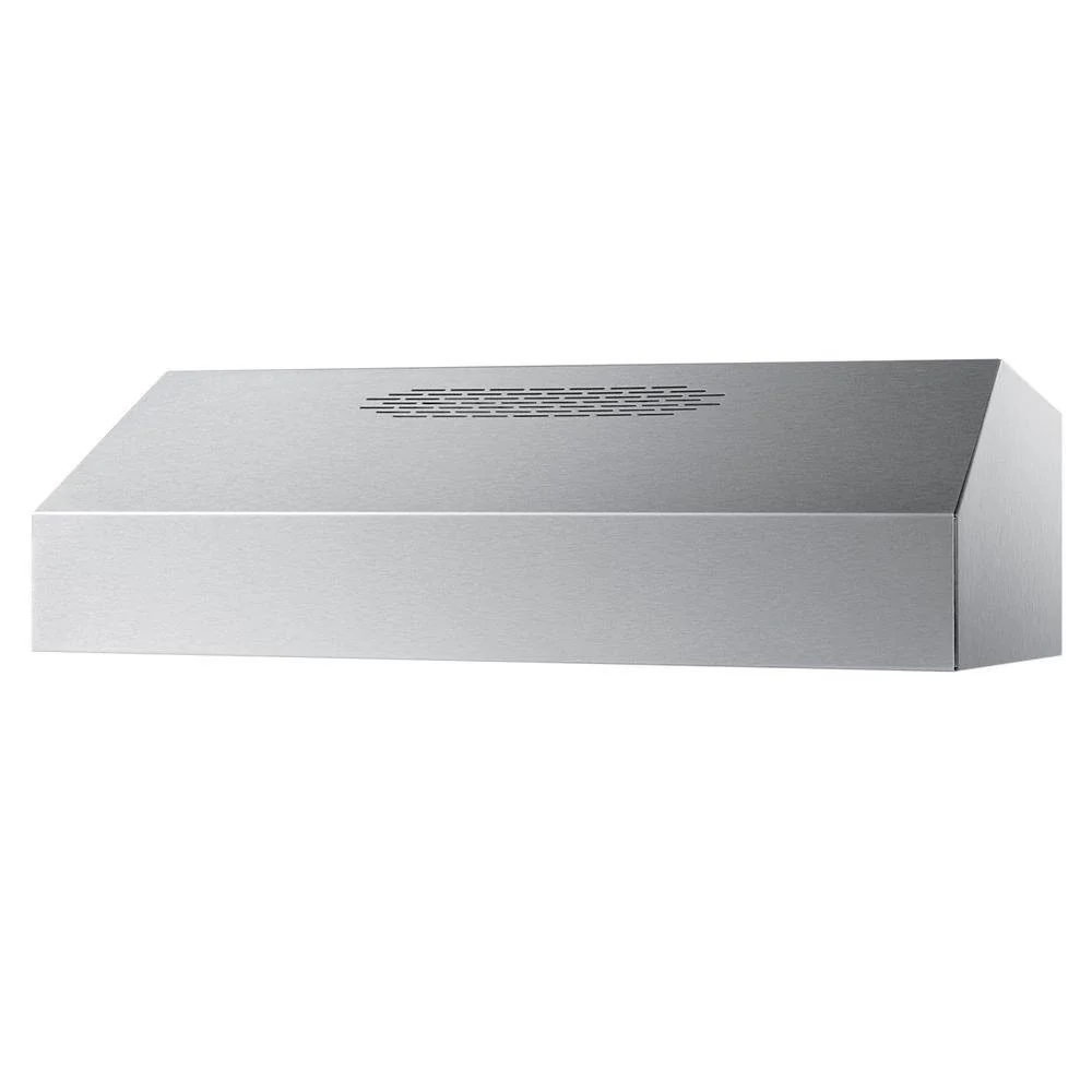 36 inch wide 425CFM convertible range hood in stainless steel finish product image