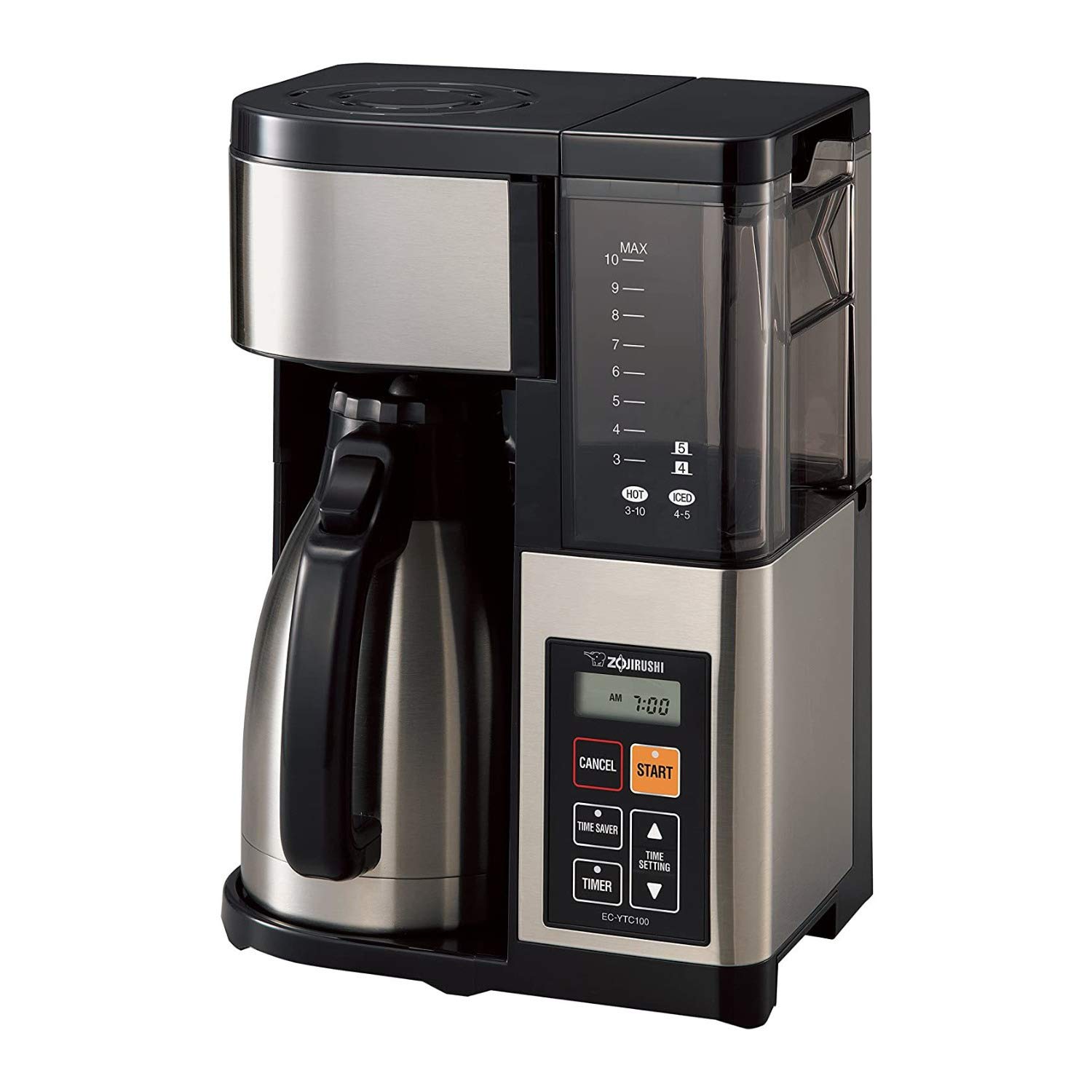Zojirushi EC-YTC100XB 10-Cup Coffee Maker Stainless Steel/Black product image