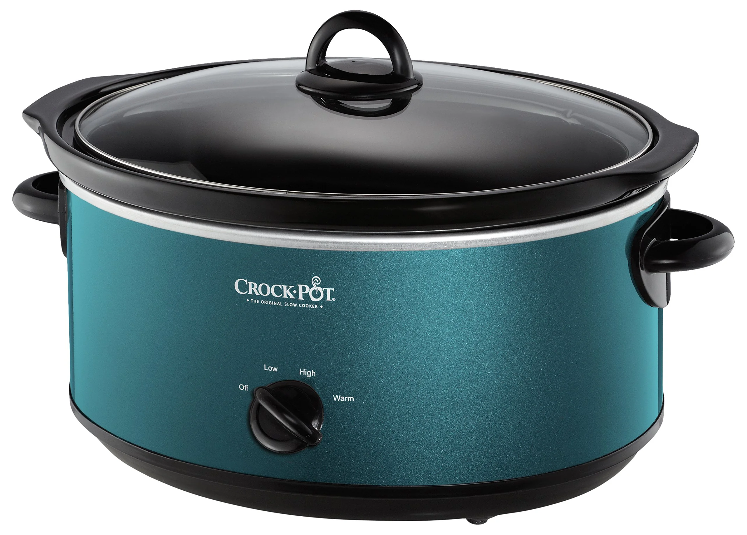 Crockpot Manual 7-Quart Slow Cooker Turquoise product image