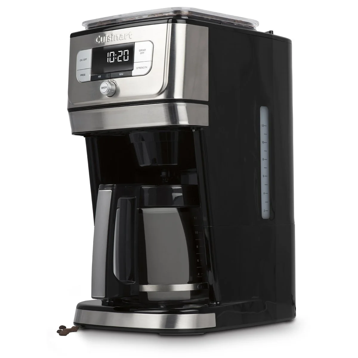 Cuisinart DGB-800C Fully Automatic 12-Cup Burr Grind & BrewTM Coffeemaker, Black/Silver, 1 Count, Silver product image