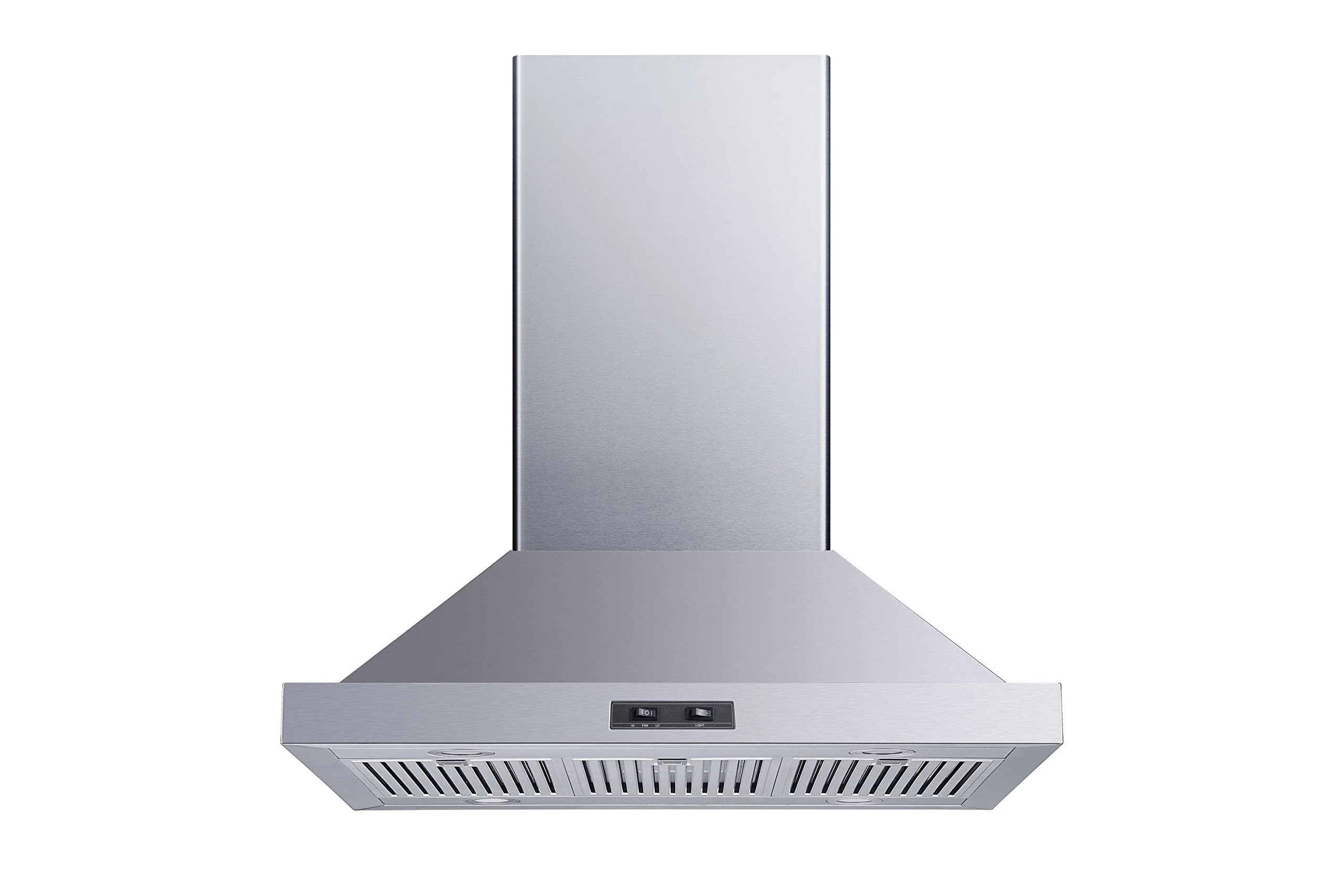 Winflo 30 In. Convertible Stainless Steel Island Range Hood with Stainless Steel Baffle Filters product image