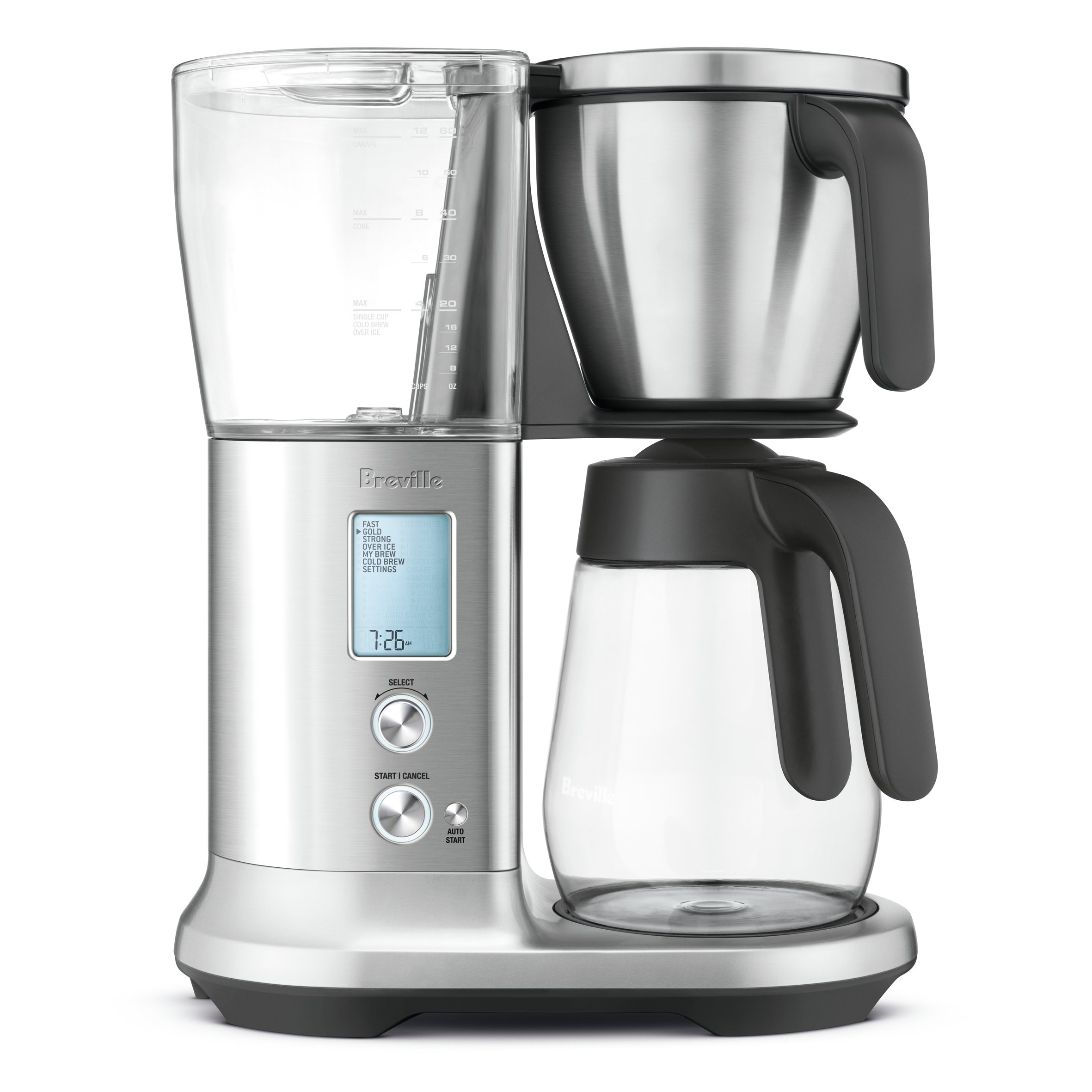 Breville BDC400BSS Precision Brewer Drip Coffee Maker, Brushed Stainless Steel, Glass Carafe product image