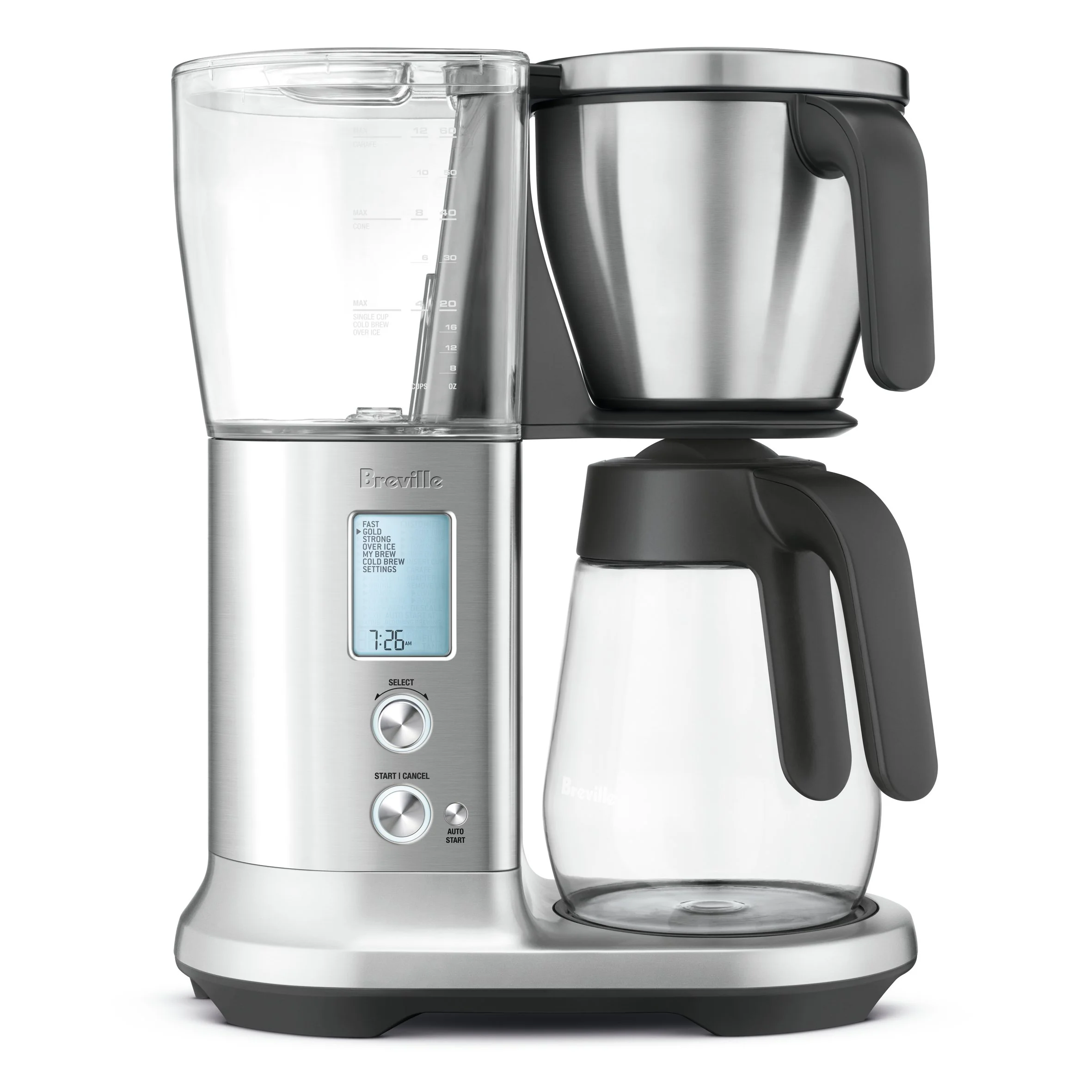 Breville BDC400BSS Precision Brewer Drip Coffee Maker, Brushed Stainless Steel, Glass Carafe product image