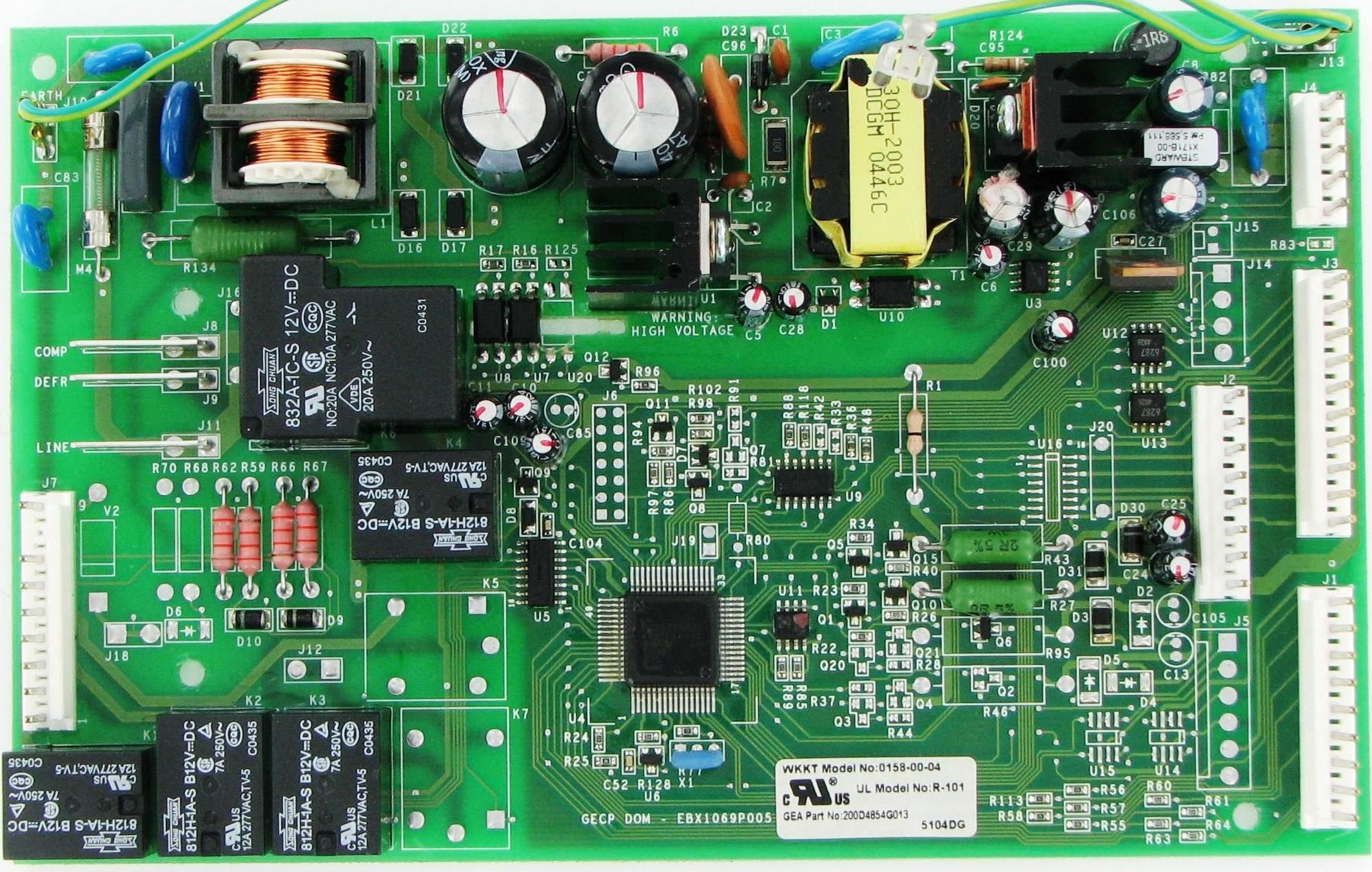 Refrigerator Main Control Board Part WR55X10942 WR55X10942R works for GE Various Models product image
