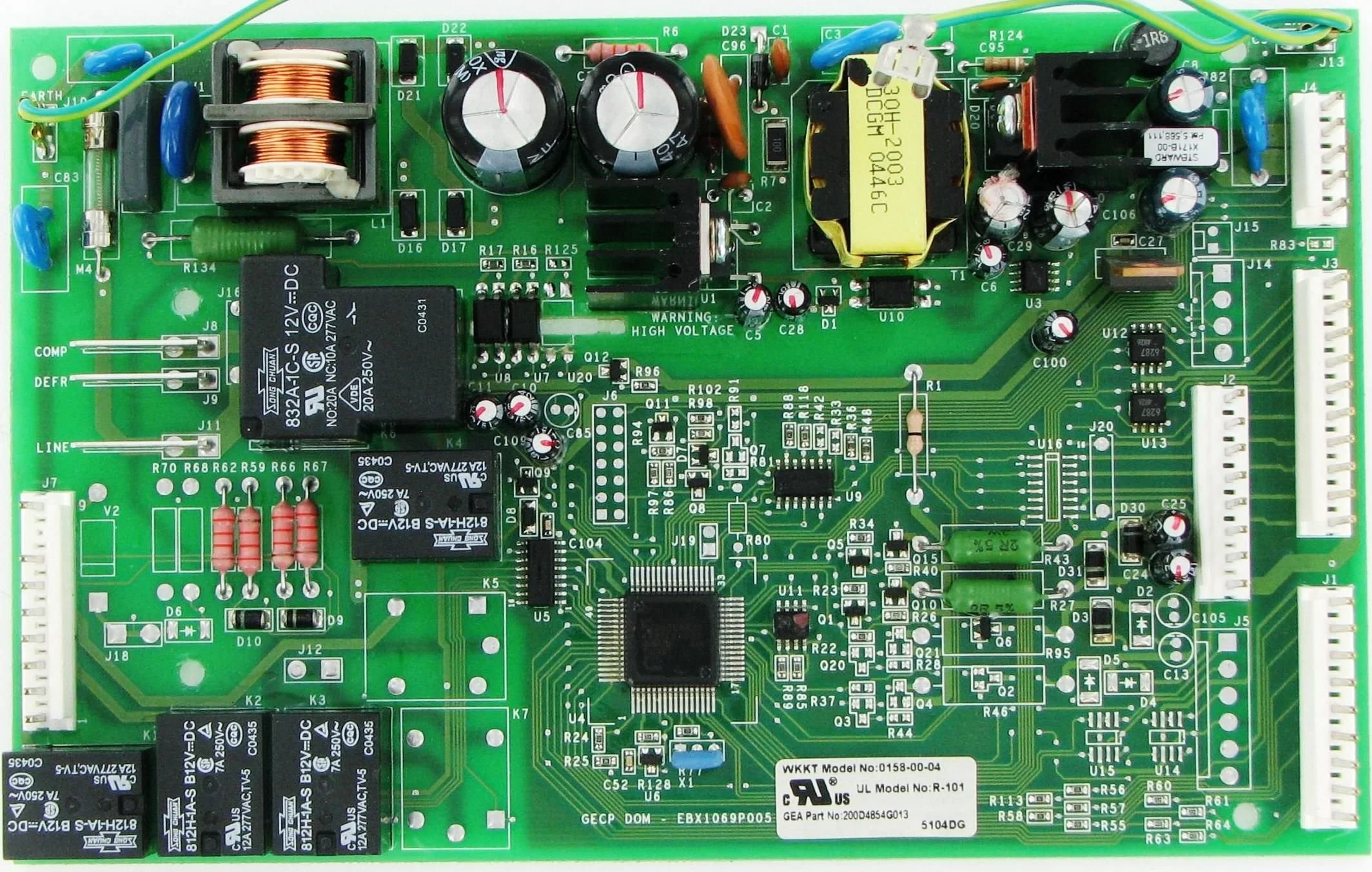 Refrigerator Main Control Board Part WR55X10942 WR55X10942R works for GE Various Models product image