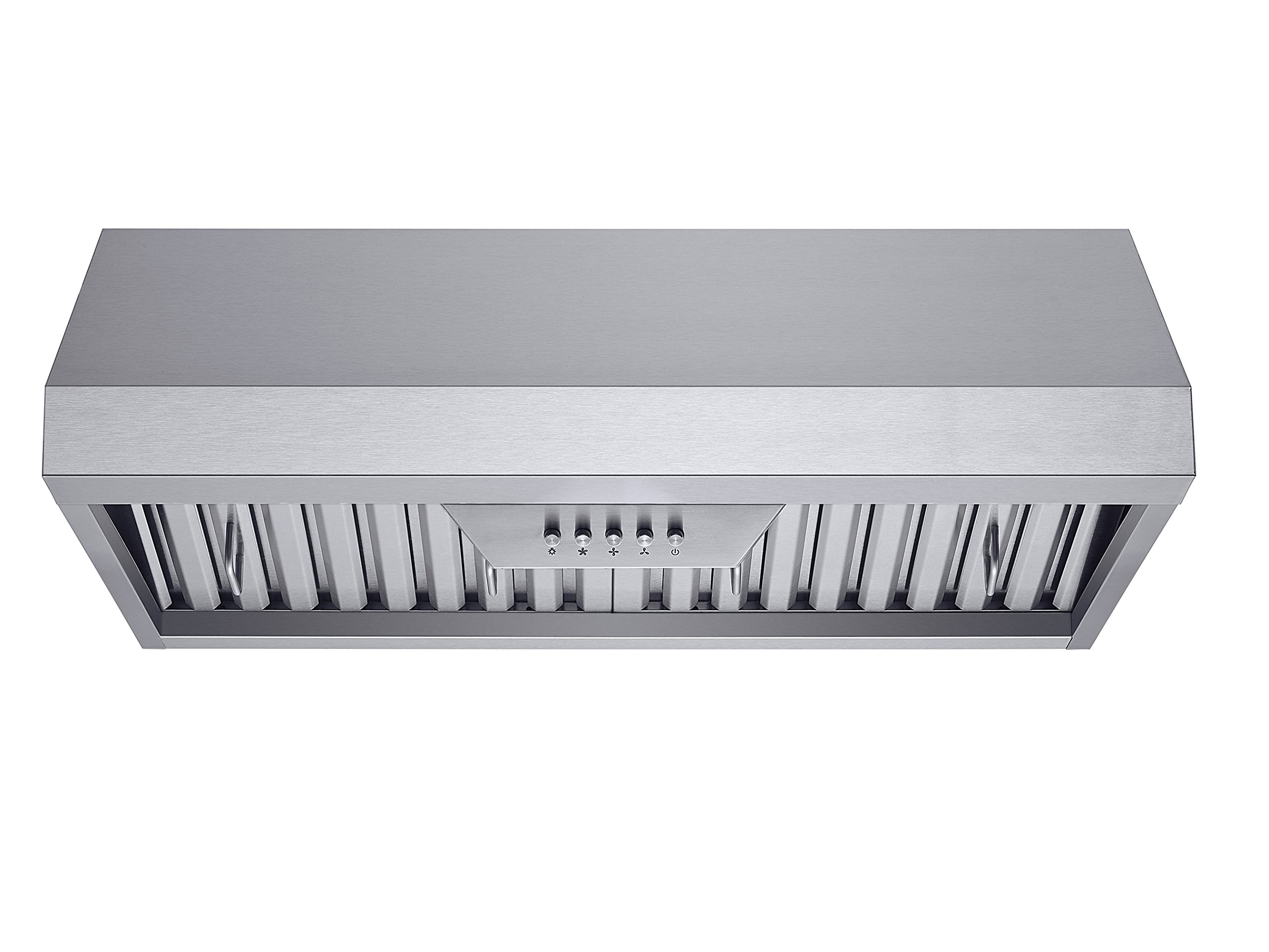 Winflo 30 In. Ducted Stainless Steel Under Cabinet Range Hood with Stainless Steel Baffle Filters and Push Button Control product image