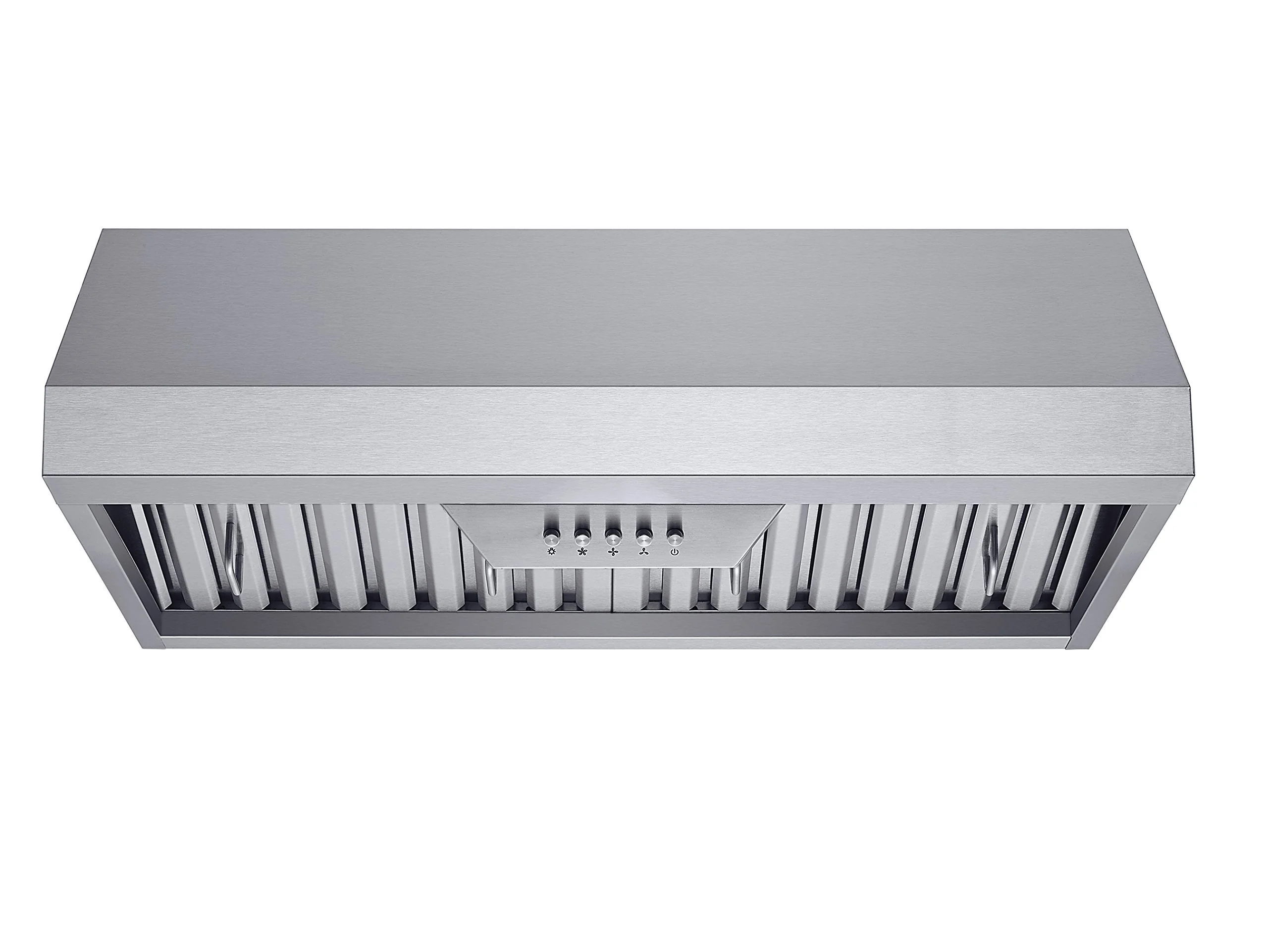 Winflo 30 In. Ducted Stainless Steel Under Cabinet Range Hood with Stainless Steel Baffle Filters and Push Button Control product image