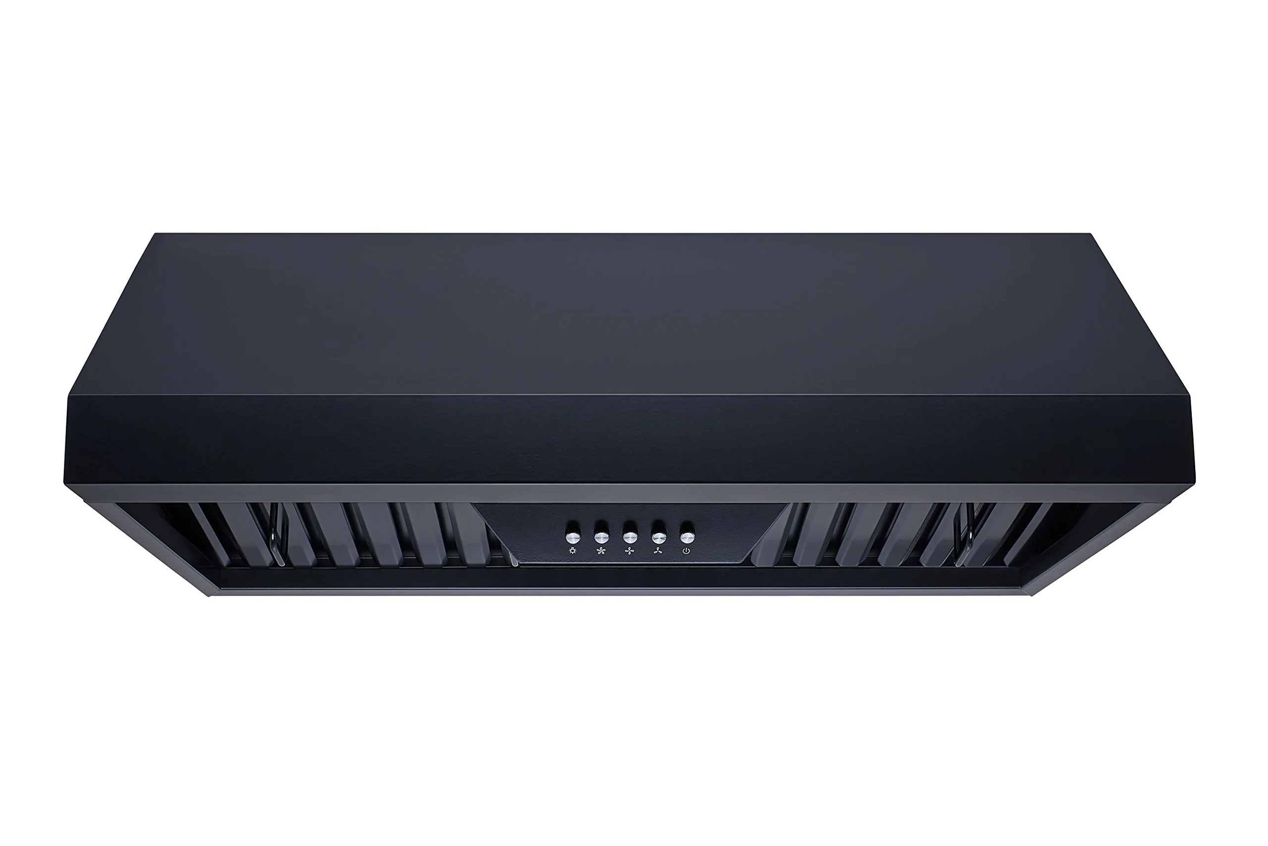Winflo 30 In. Ducted Under Cabinet Range Hood in Black with Baffle Filters and Push Button Control product image