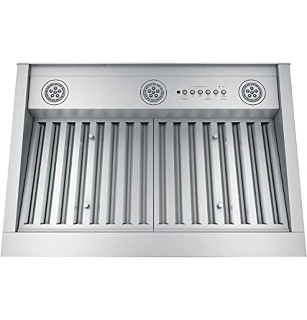 GE Profile Smart Range Hood Insert | 30 Inch Kitchen Exhaust Fan with 4 Speeds, Dimmable LED Lights | Wifi Connectivity & Smart Home Kitchen Essentials for Frequent Cooks | 610 CFM | Stainless Steel product image