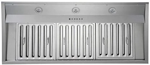 KOBE Premium IN26 SQB-1200-1 48" Stainless Steel 1200 CFM Built-In/Insert Range Hood product image