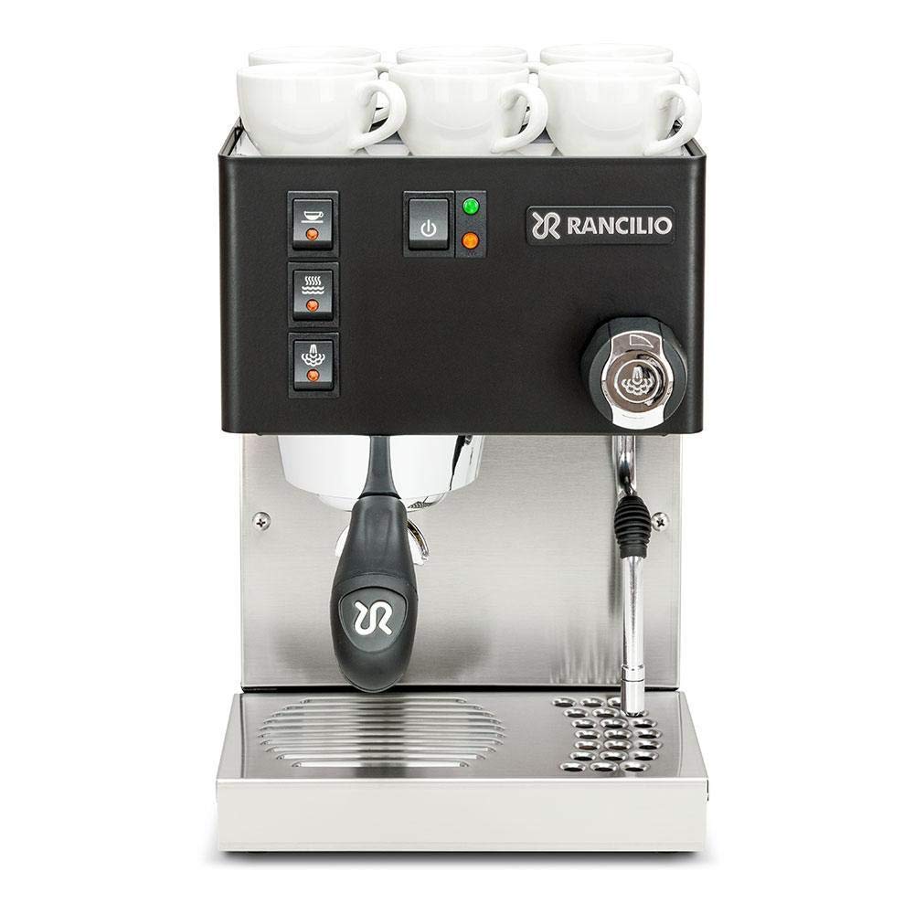 Rancilio Silvia M V5 Espresso Machine - Stainless Steel Black product image
