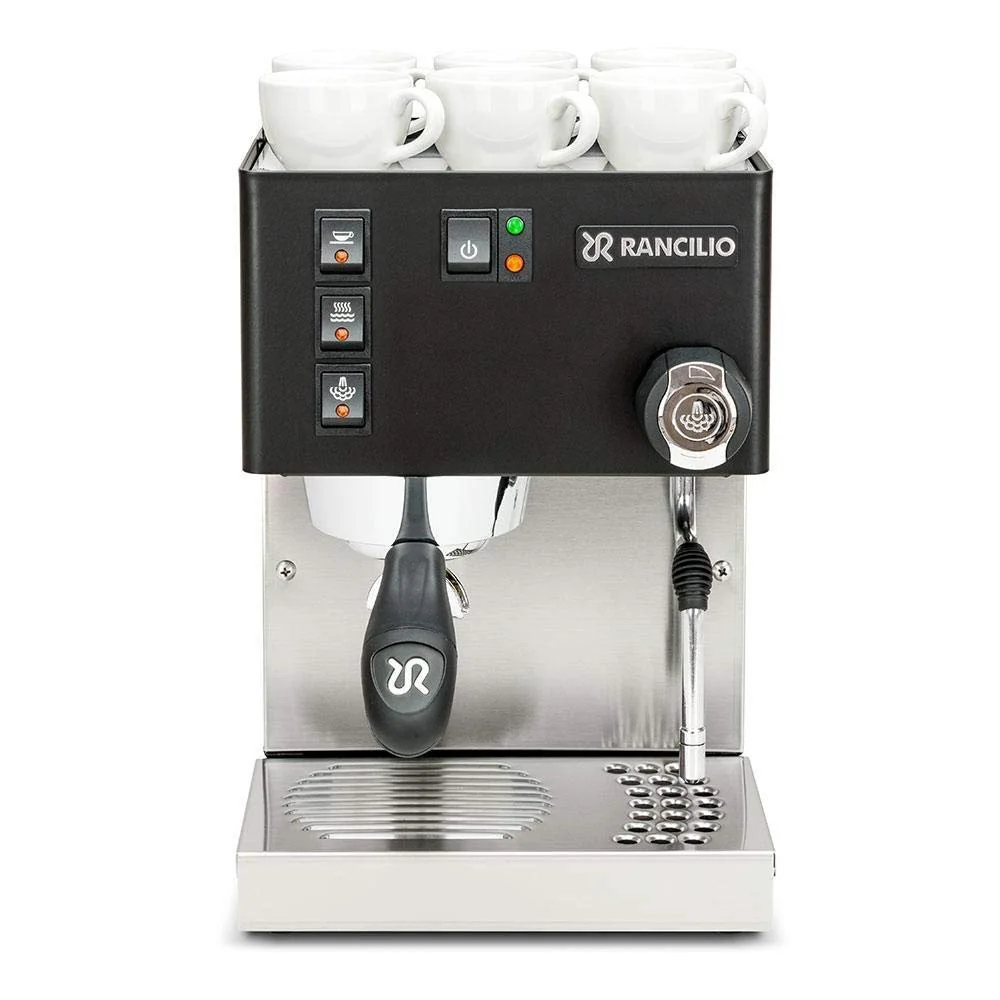 Rancilio Silvia M V5 Espresso Machine - Stainless Steel Black product image