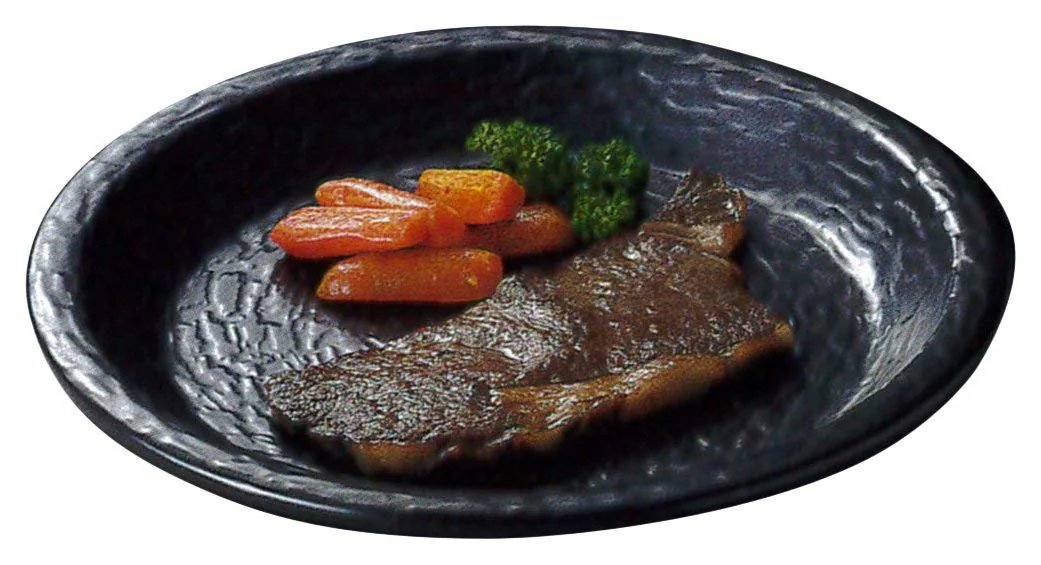 62-07177/2-982265 Earthenware Pot, Black, Ceramic Bread Plate, 11.0 x 1.6 inches 28 x 4 cm, Direct Fire, Microwave, Oven Safe product image