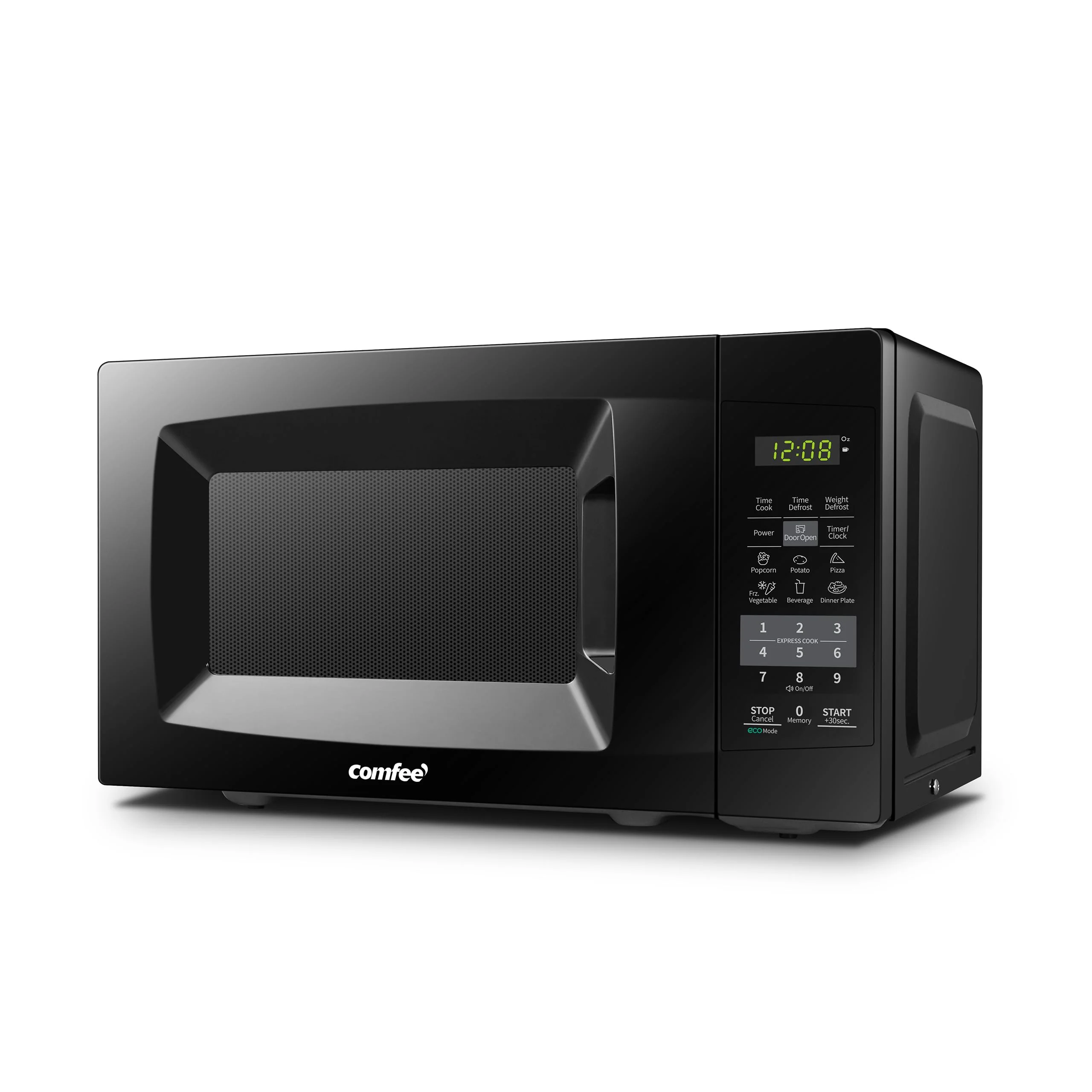 COMFEE’ EM720CPL-PMB Countertop Microwave Oven with Sound On/Off, ECO Mode and Easy One-Touch Buttons, 0.7cu.ft, 700W, Black product image