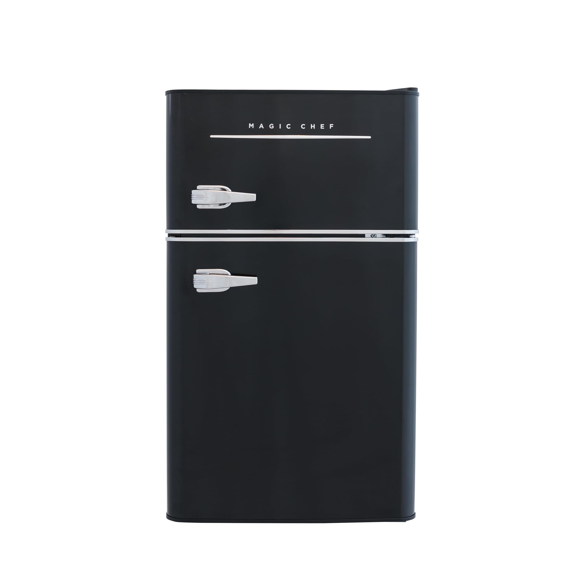 Magic Chef Retro Mini Refrigerator 3.2 cu. ft. 2-Door Fridge in Black product image