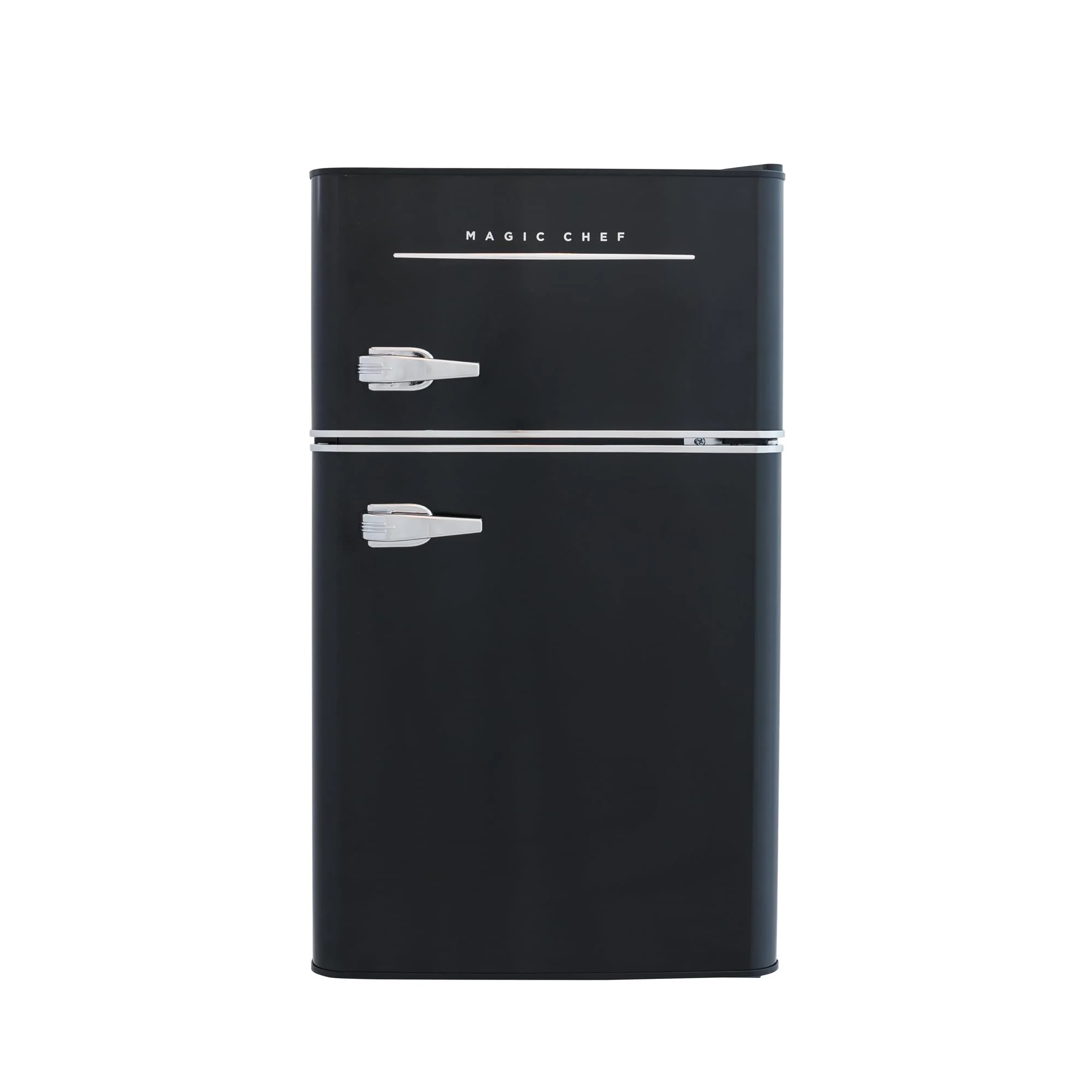 Magic Chef Retro Mini Refrigerator 3.2 cu. ft. 2-Door Fridge in Black product image