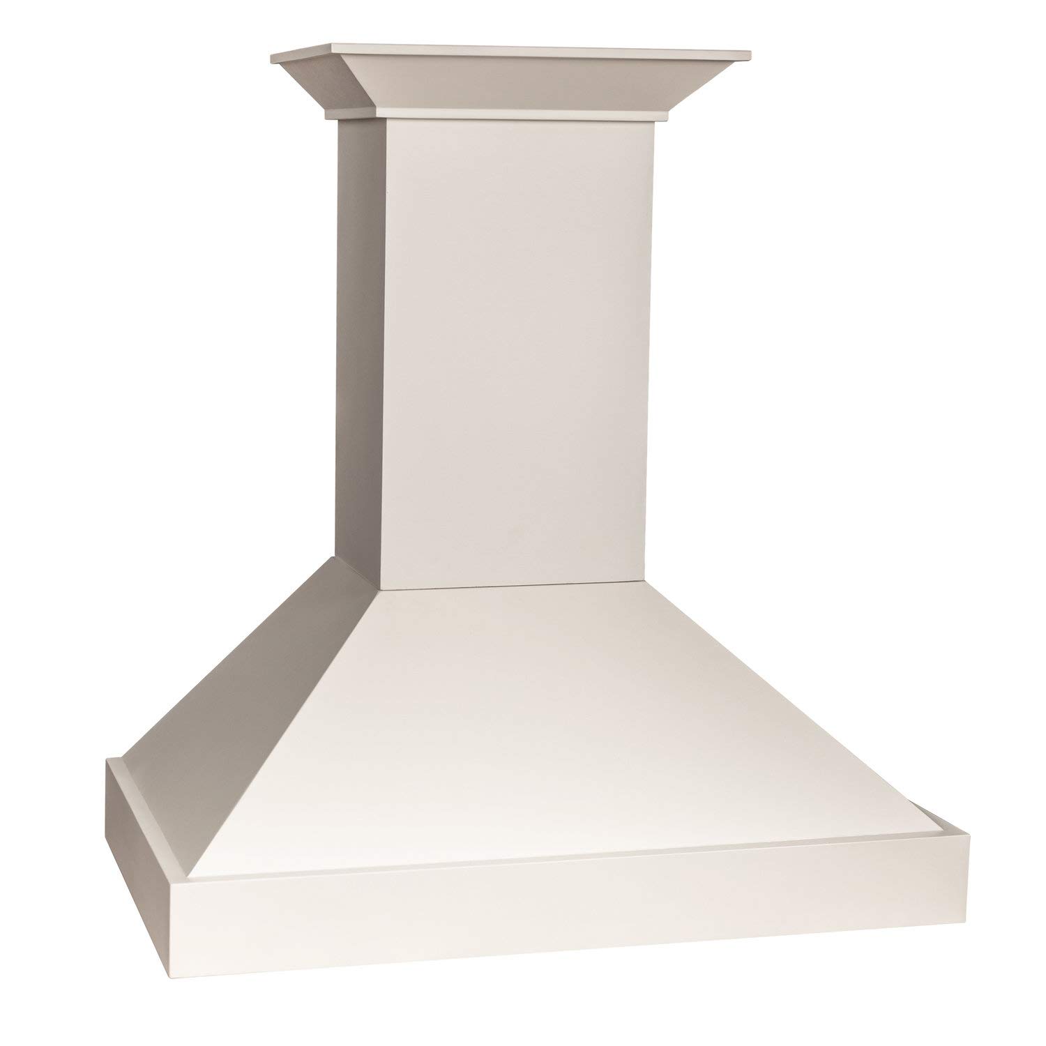 ZLINE 36 in. Wooden Wall Mount Range Hood in Cottage White - Includes Motor product image