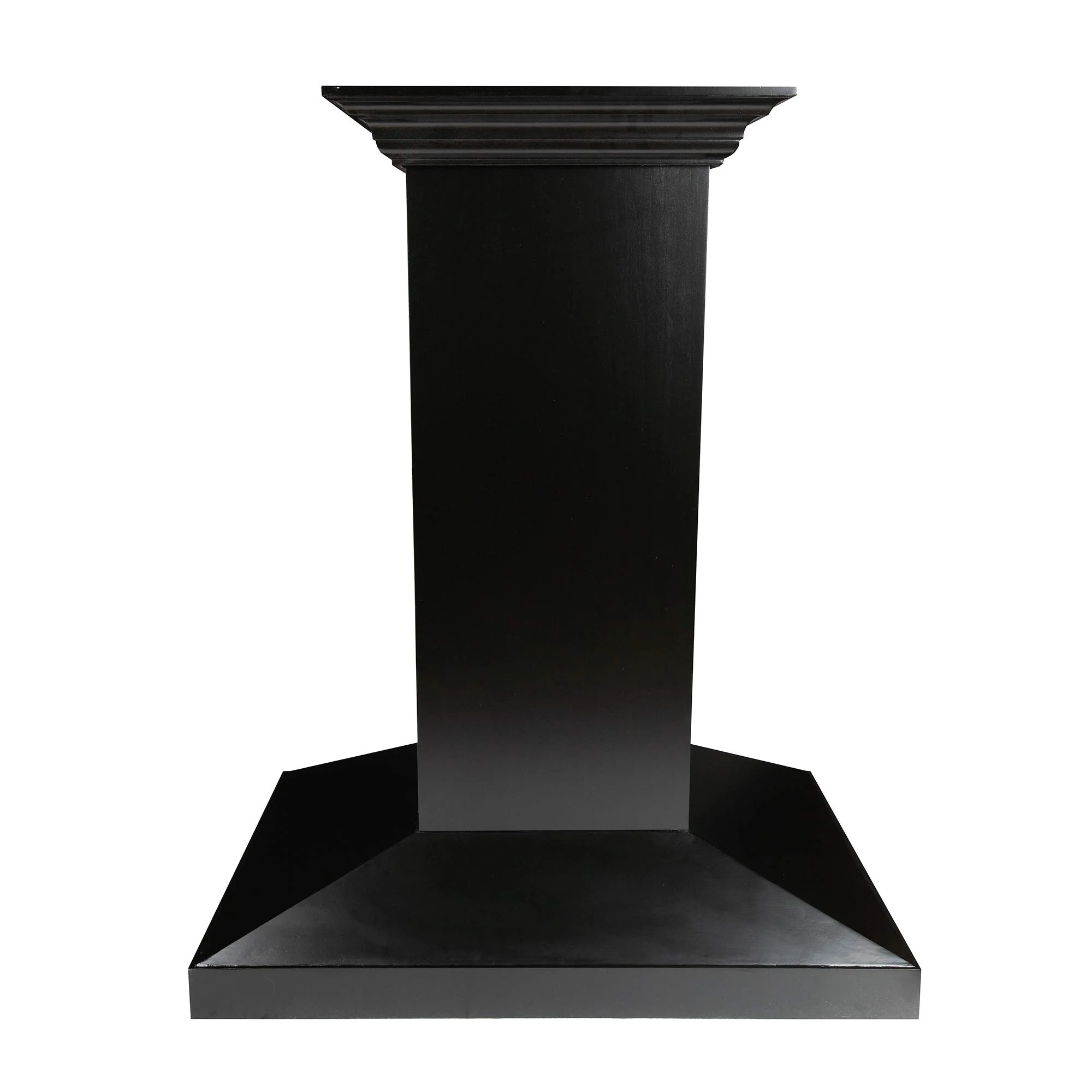 ZLINE 36 in. Wooden Island Mount Range Hood in Black - Includes Motor product image