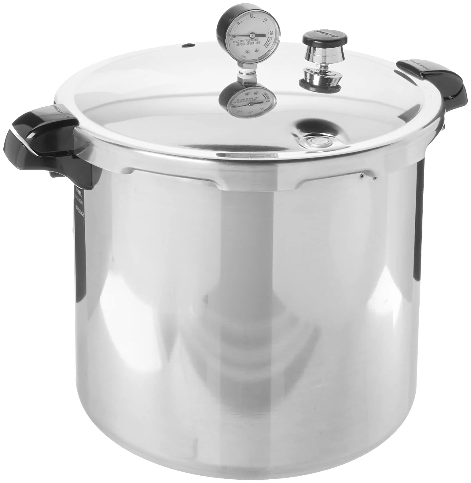 Presto 01784 23-Quart Induction Compatible Pressure Canner, Silver, Aluminum product image