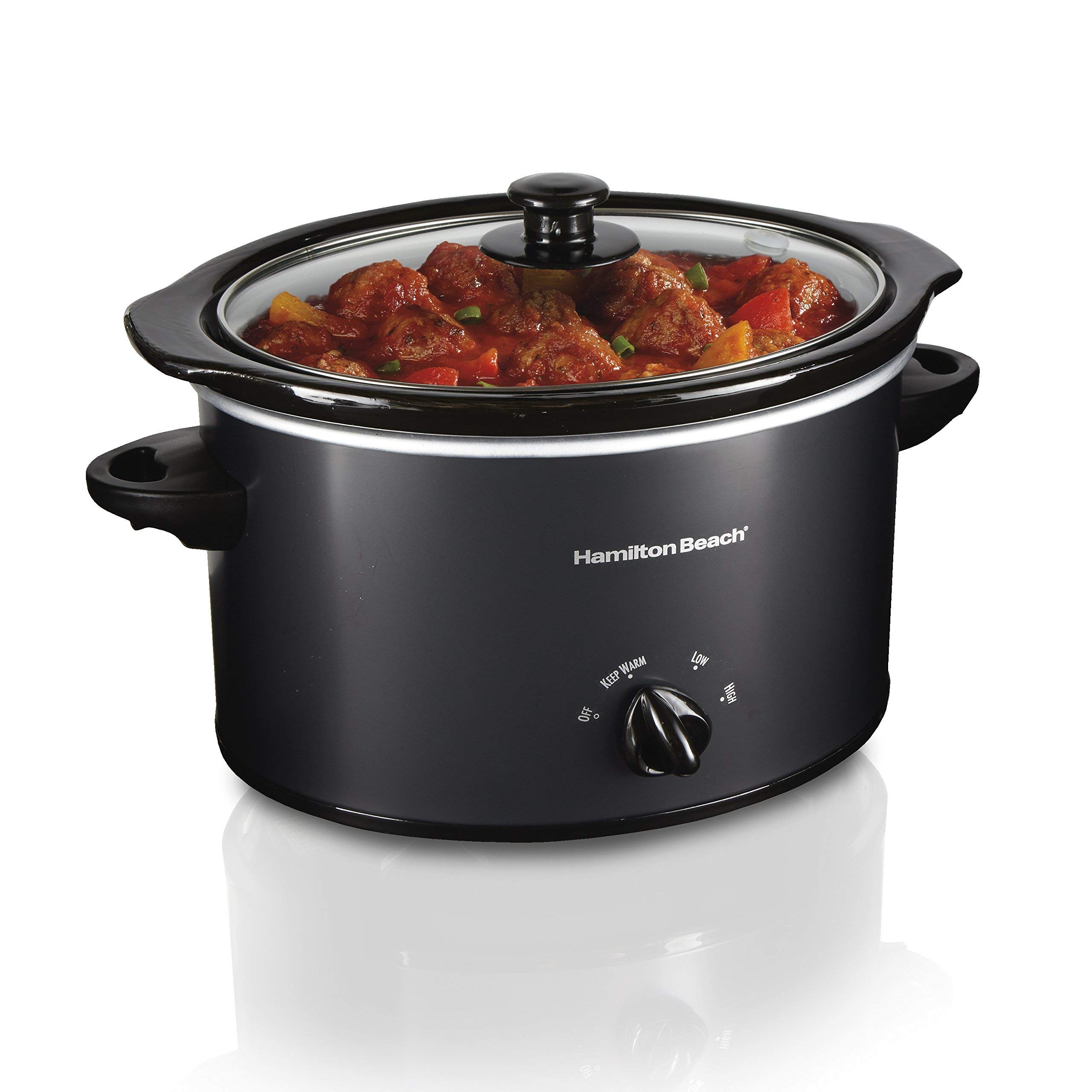 Hamilton Beach 33231 Programmable Slow Cooker 3 Quart Black Renewed product image