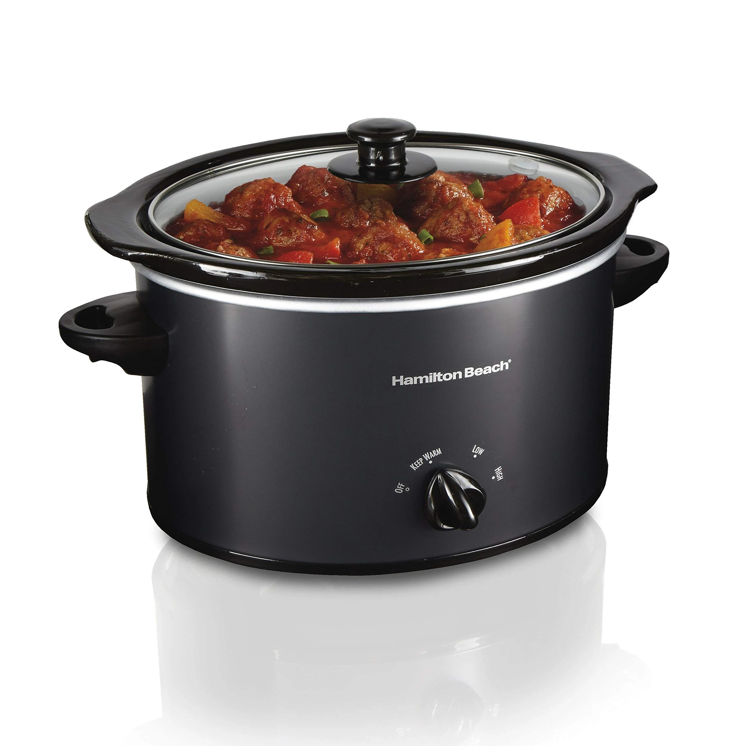 Hamilton Beach 33231 Programmable Slow Cooker 3 Quart Black Renewed product image