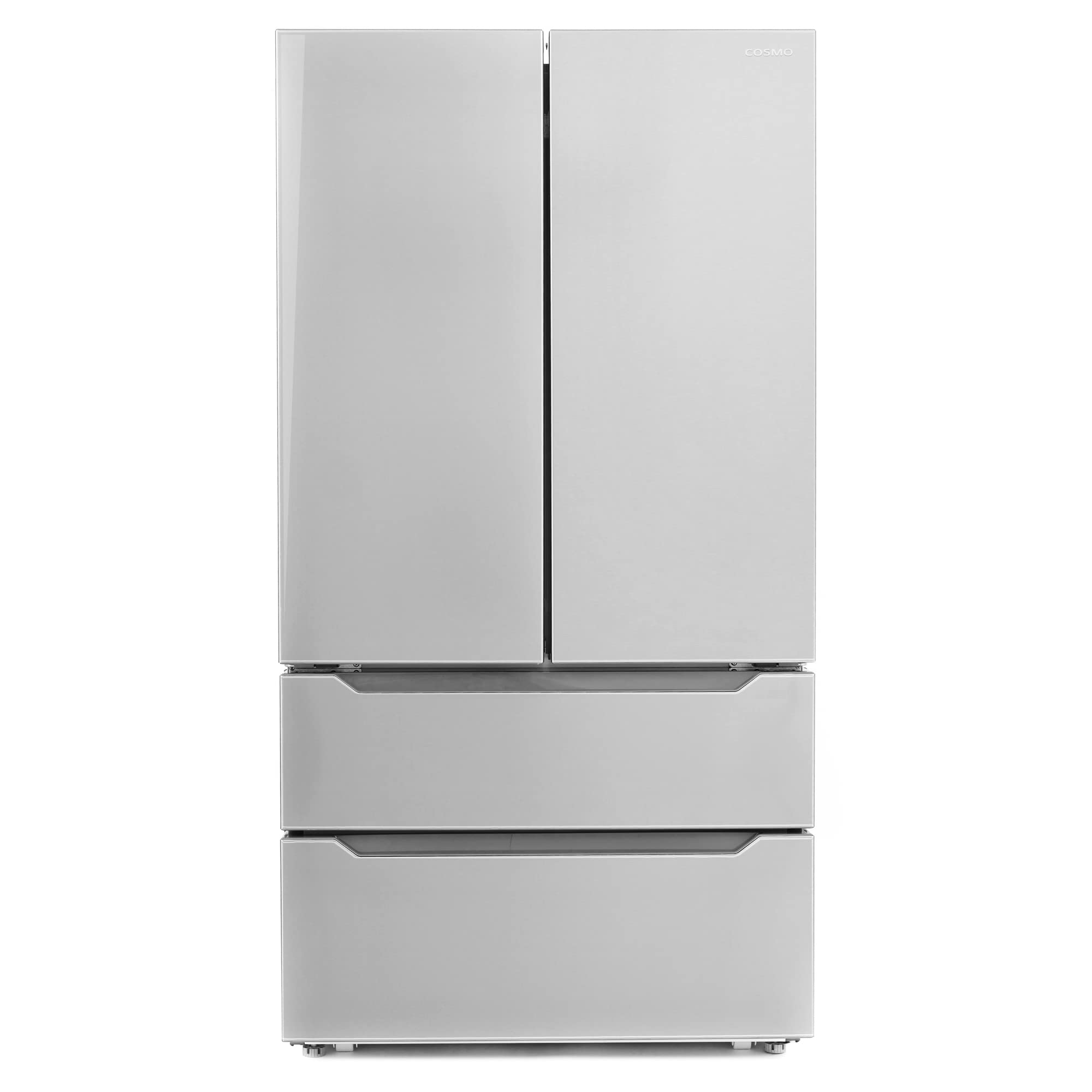 COSMO FDR225RHSS 36 in 22.5 cu. ft. 4-Door French Door Refrigerator with Recessed Handle in Stainless Steel, Counter Depth product image