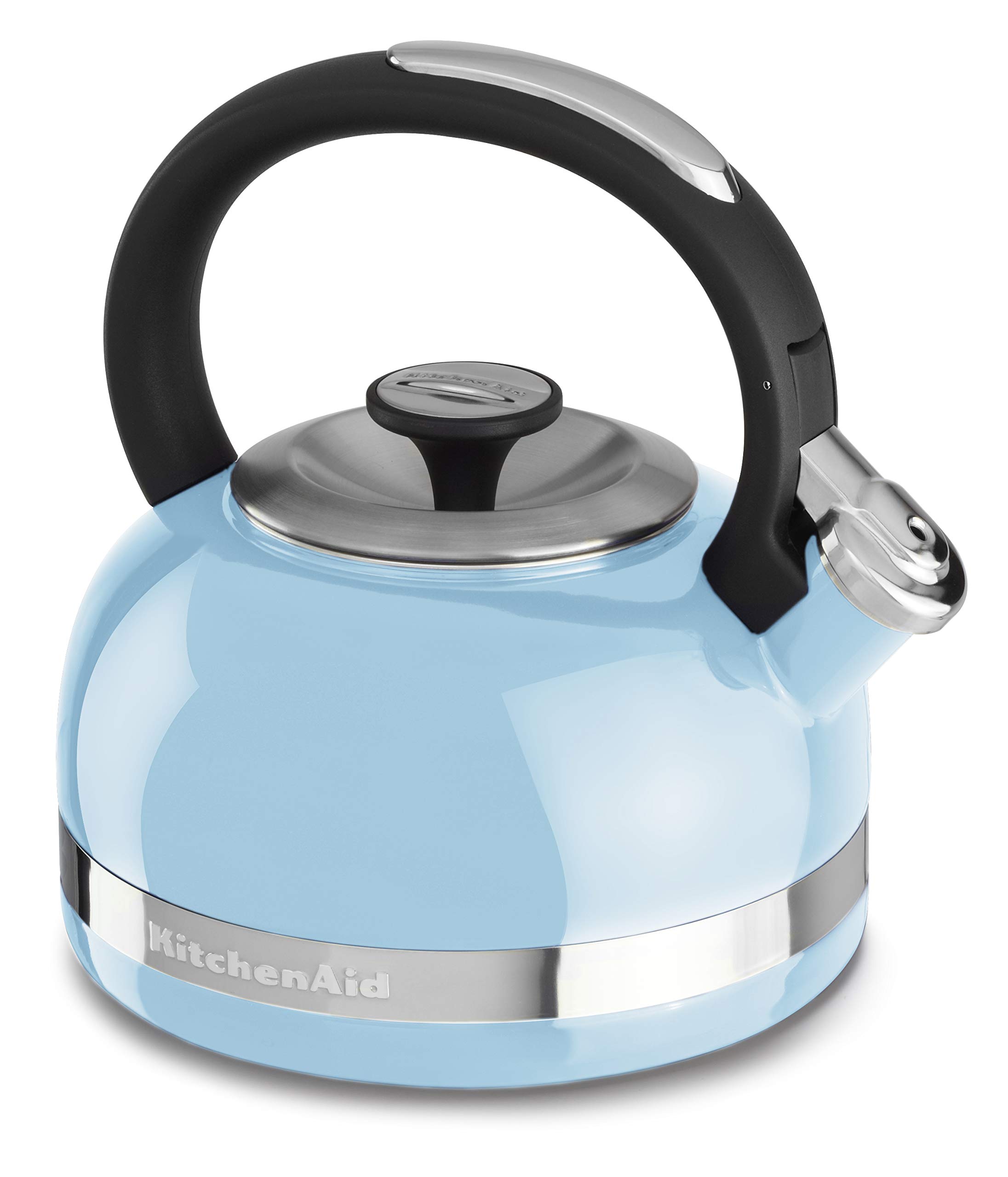 KitchenAid KTEN20DBEU 2.0-Quart Full Handle and Trim Band Stovetop Kettle, 2 Qt, Cameo Blue product image