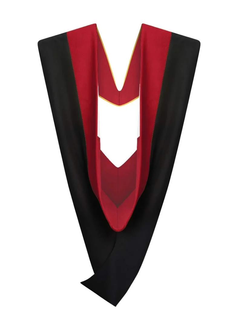 Cappe Diem Master Graduation Deluxe Hood Nursing, Social Work, Theology, MBA, M.Ed, M.Sc. Apricot Salmon Peacock product image