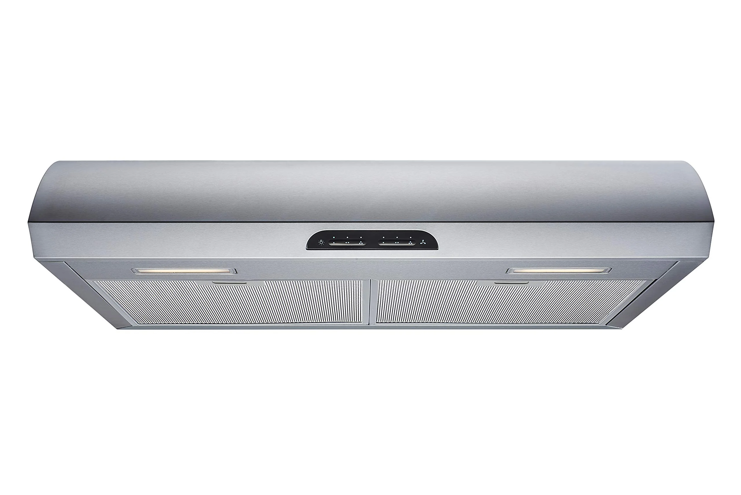 Winflo 30 In. 600 CFM Convertible Stainless Steel Under Cabinet Range Hood with Mesh Filters and Touch Sensor Control product image