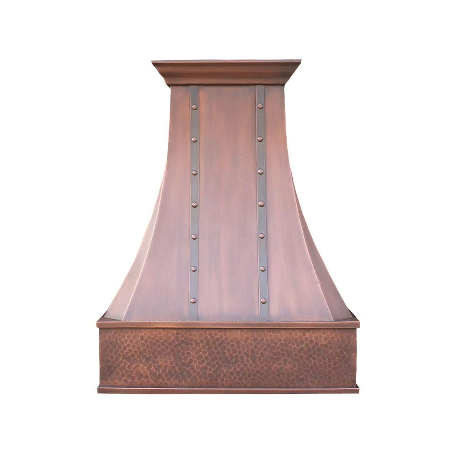 SINDA Oil Rubbed Bronze Range Hood Island Mount, with Profession Stainless Steel Vent Liner & Internal Motor, LED Lights & Baffle Filter, 36"W x 36"H, H17OI3636 product image