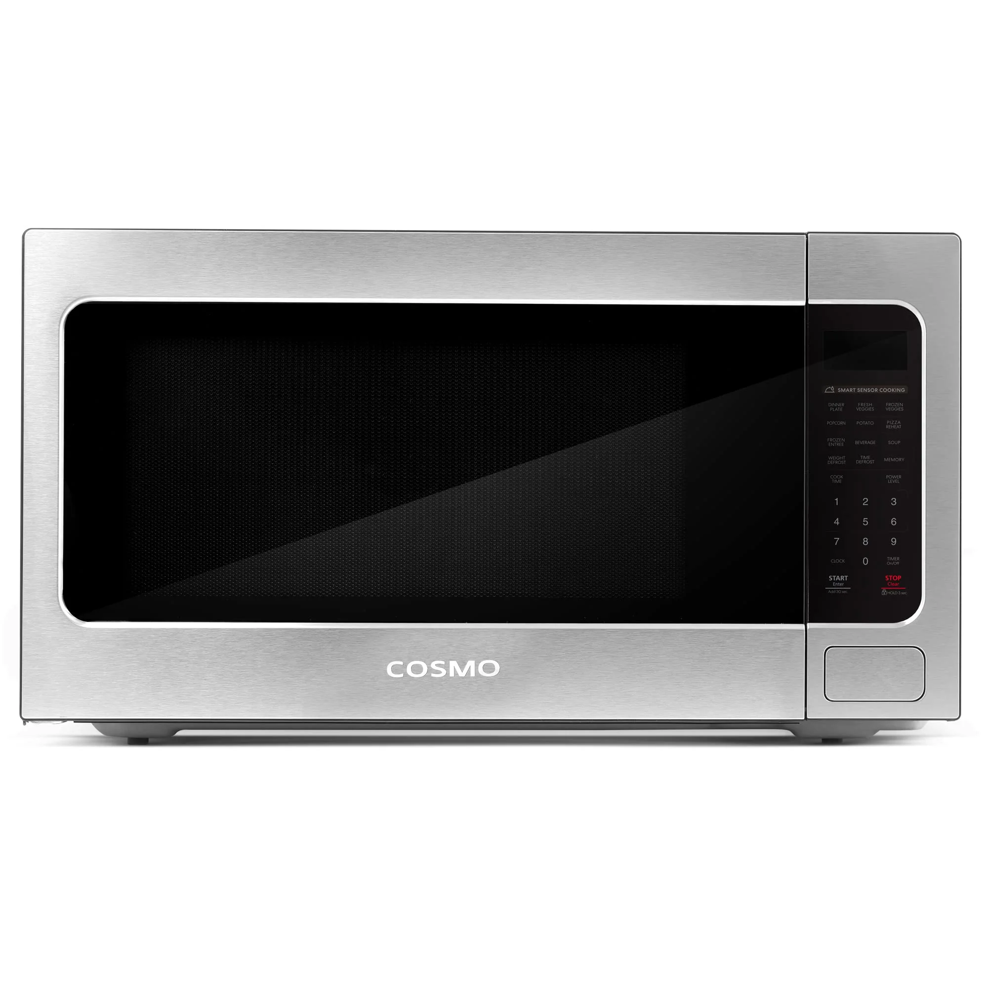 Cosmo COS-BIM22SSB 24 in. Nebula Collection 2.2 cu. ft. Countertop Microwave Oven in Stainless Steel product image
