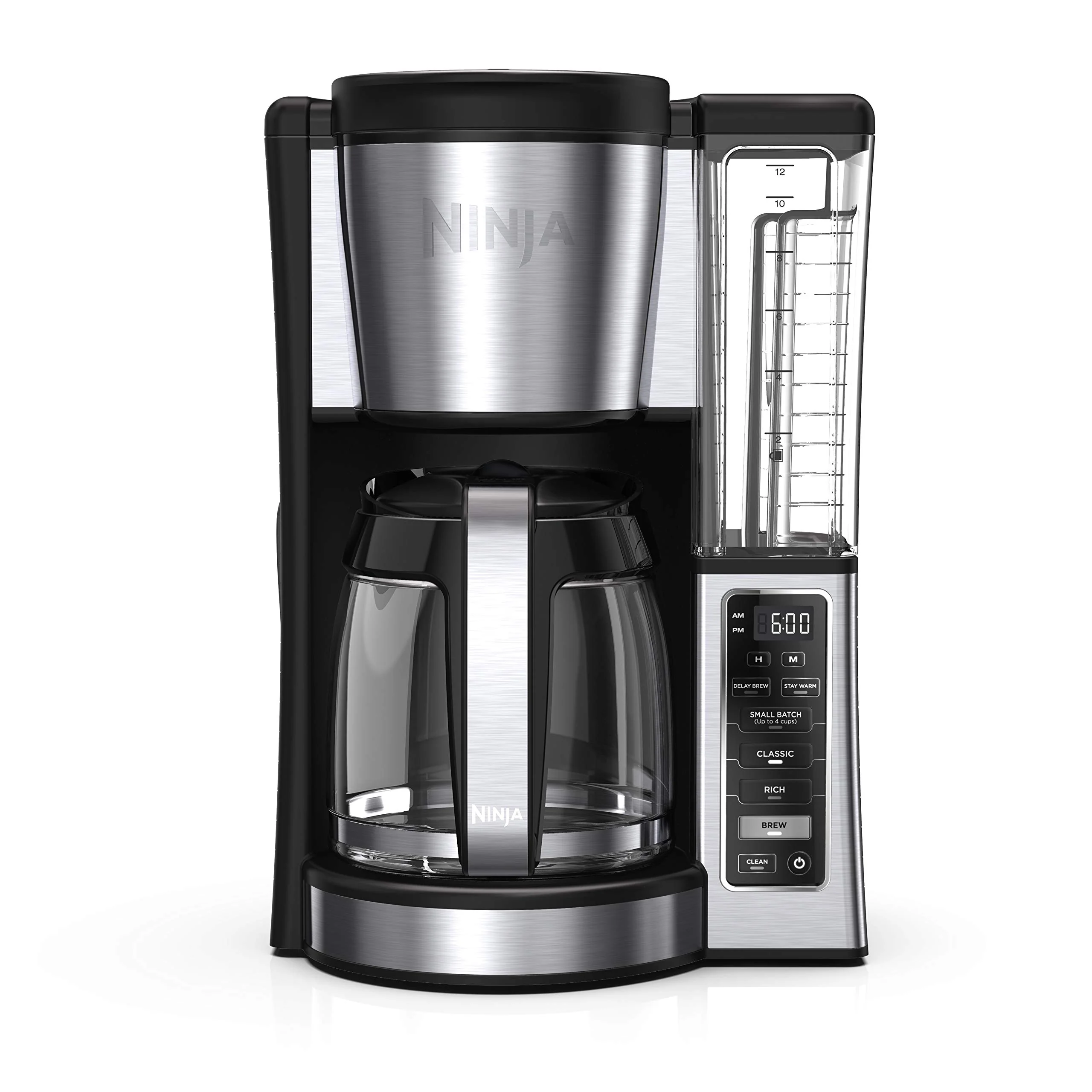 Ninja 12-Cup Programmable Brewer CE251 Coffee Maker, 60 oz, Black/Stainless Steel Renewed product image