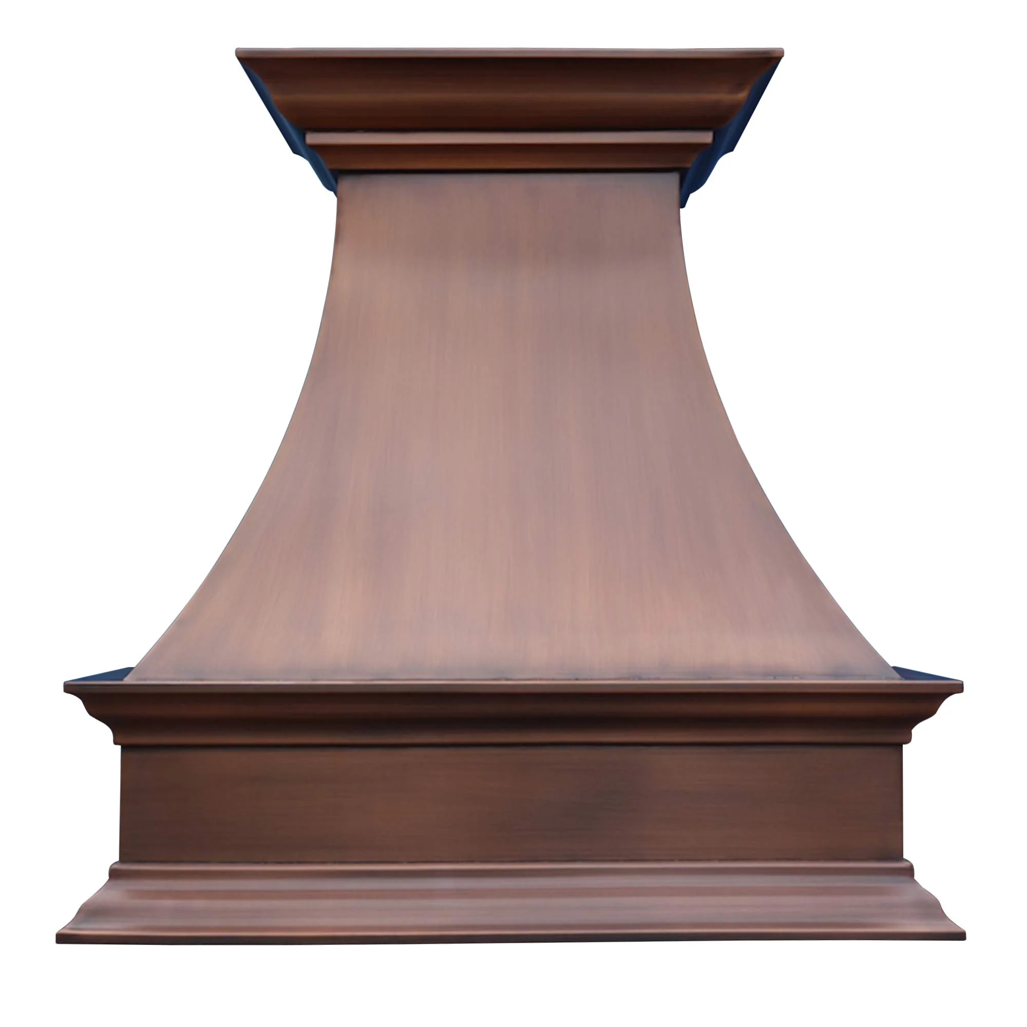 SINDA Island Mount Copper Range Hood, Classic 16 Gauge Solid Copper Range Hood with High Airflow Centrifugal Blower, Stainless Steal Vent with Liner and Internal Motor, Baffle Filter, H17SC-SOI4839 product image