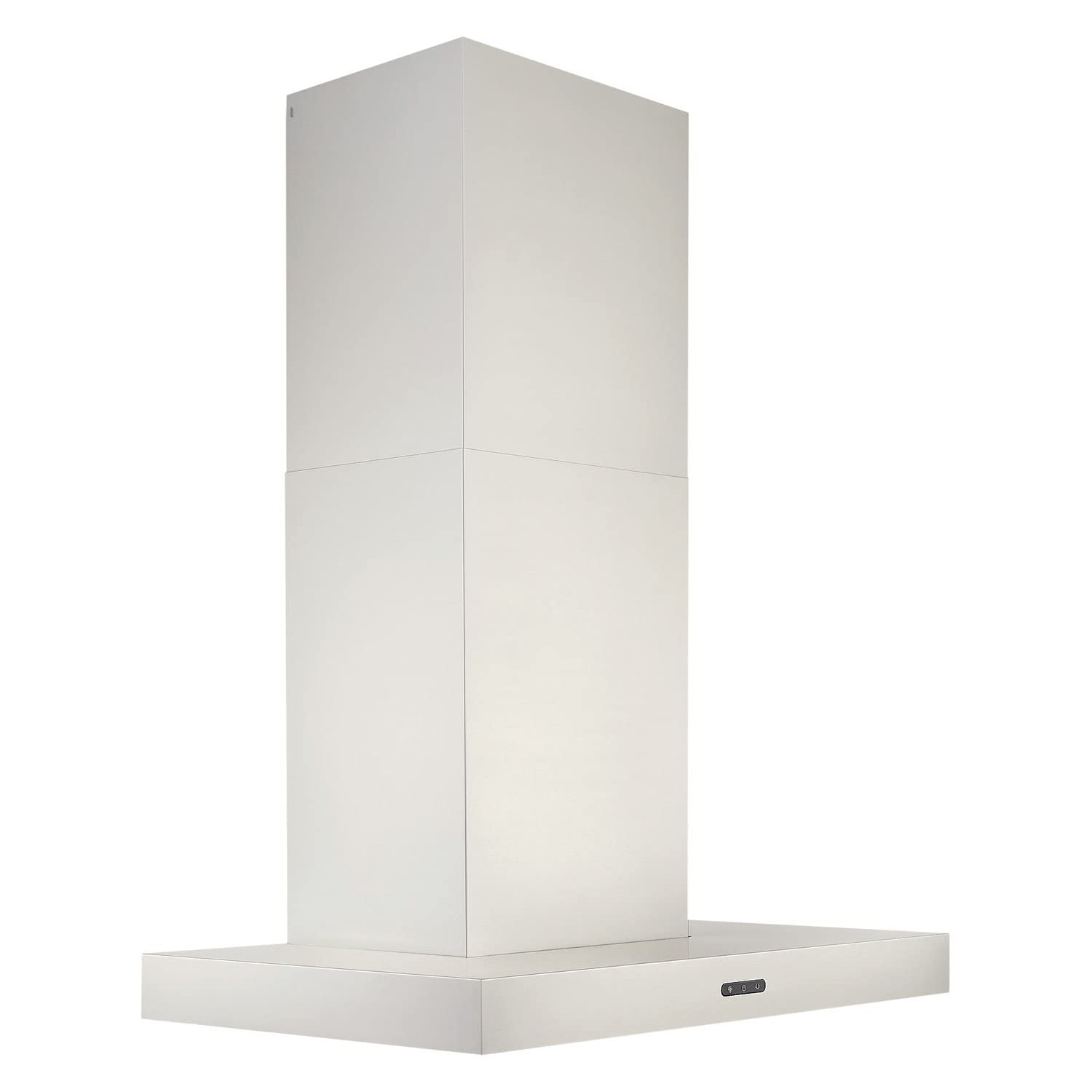 Broan-NuTone 36-inch Wall-Mount Convertible Chimney-Style Range Hood with 3-Speed Exhaust Fan and Light, 460 Max Blower CFM, Stainless Steel product image
