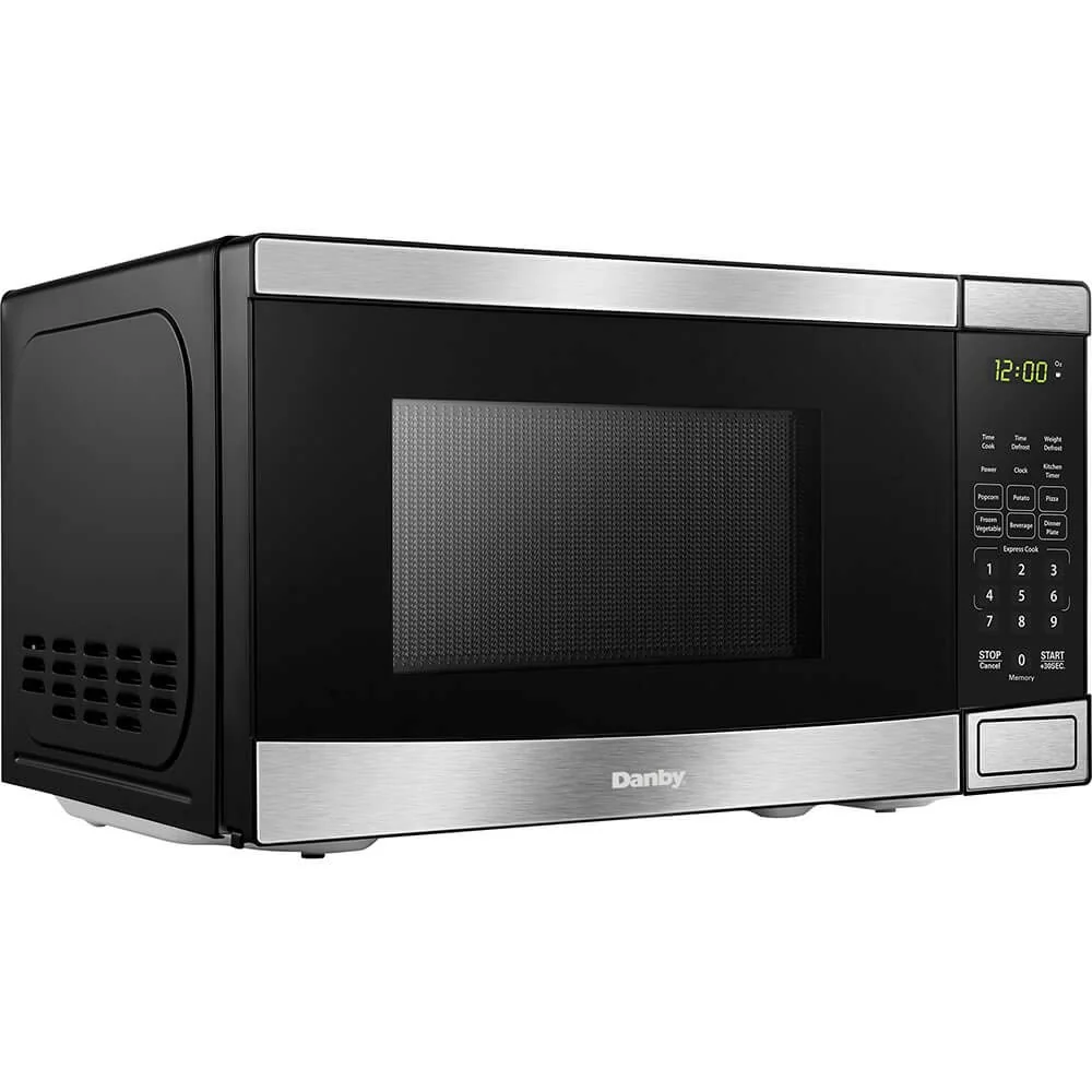 Stainless Steel Countertop Microwave Review: Danby DBMW0721BBS