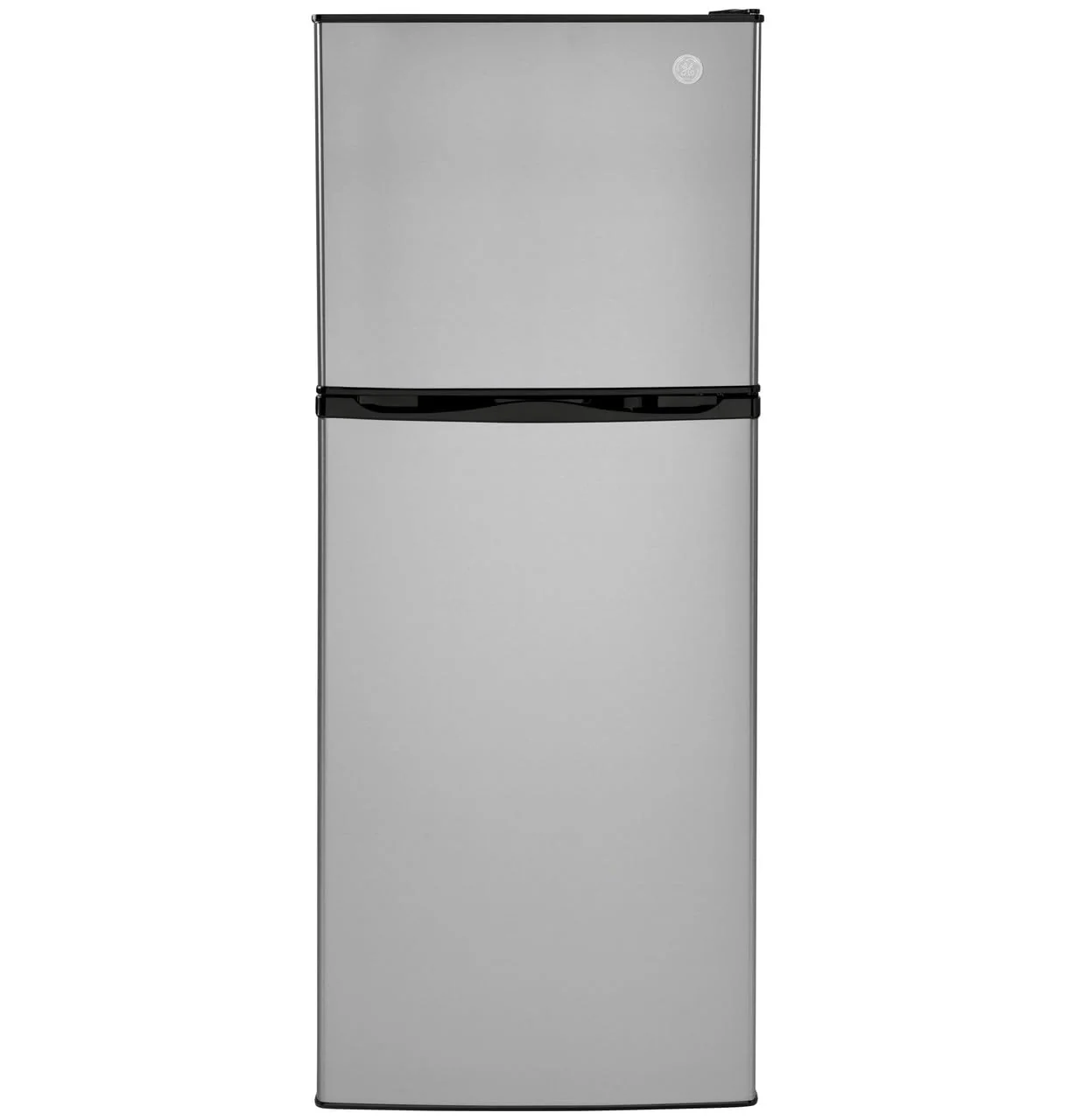 Compact and Efficient: The GE® 9.8 Cubic Feet Top-Freezer.