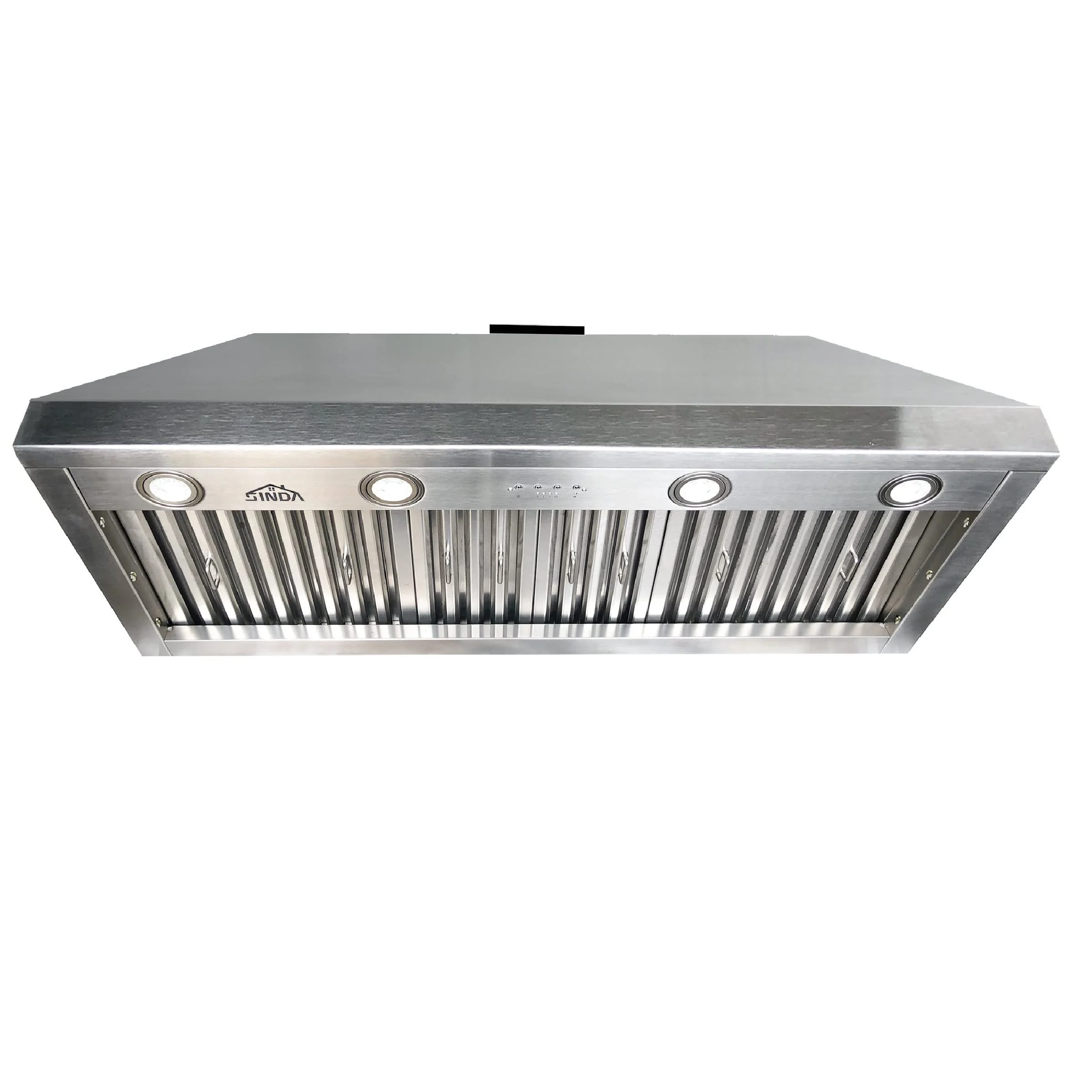 SINDA 42 inch Built-in/Insert Range Hood 1150 CFM, Stainless Steel Under Cabinet Range Hood Kitchen Vent Hood with Liner and Internal Motor, 4-Speed Fan, Adjustable Lights, Baffle Filter product image