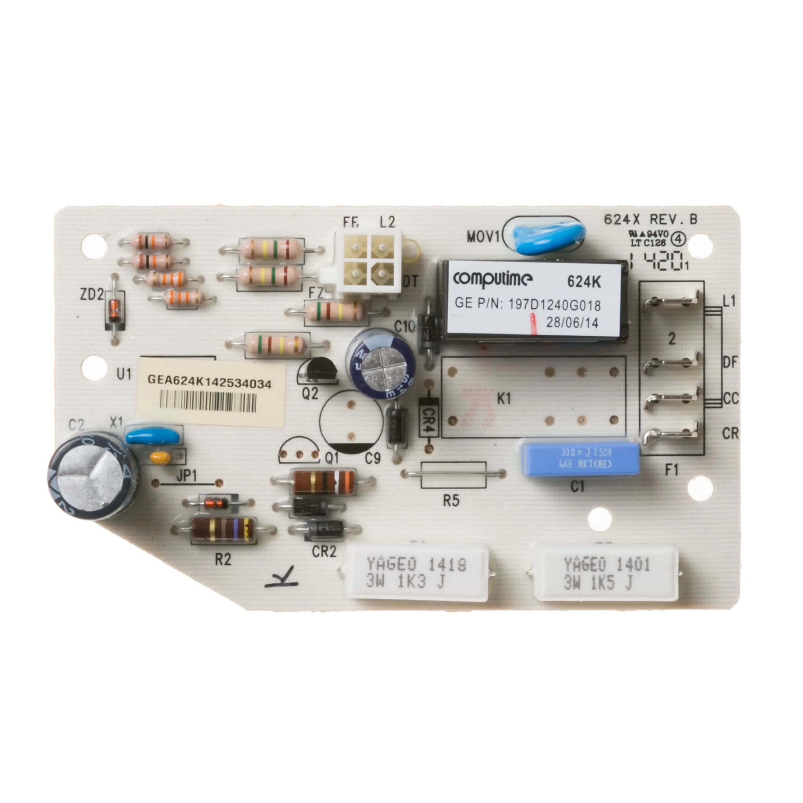 GE Appliances WR55X21623 Refrigerator Defrost Control Board product image