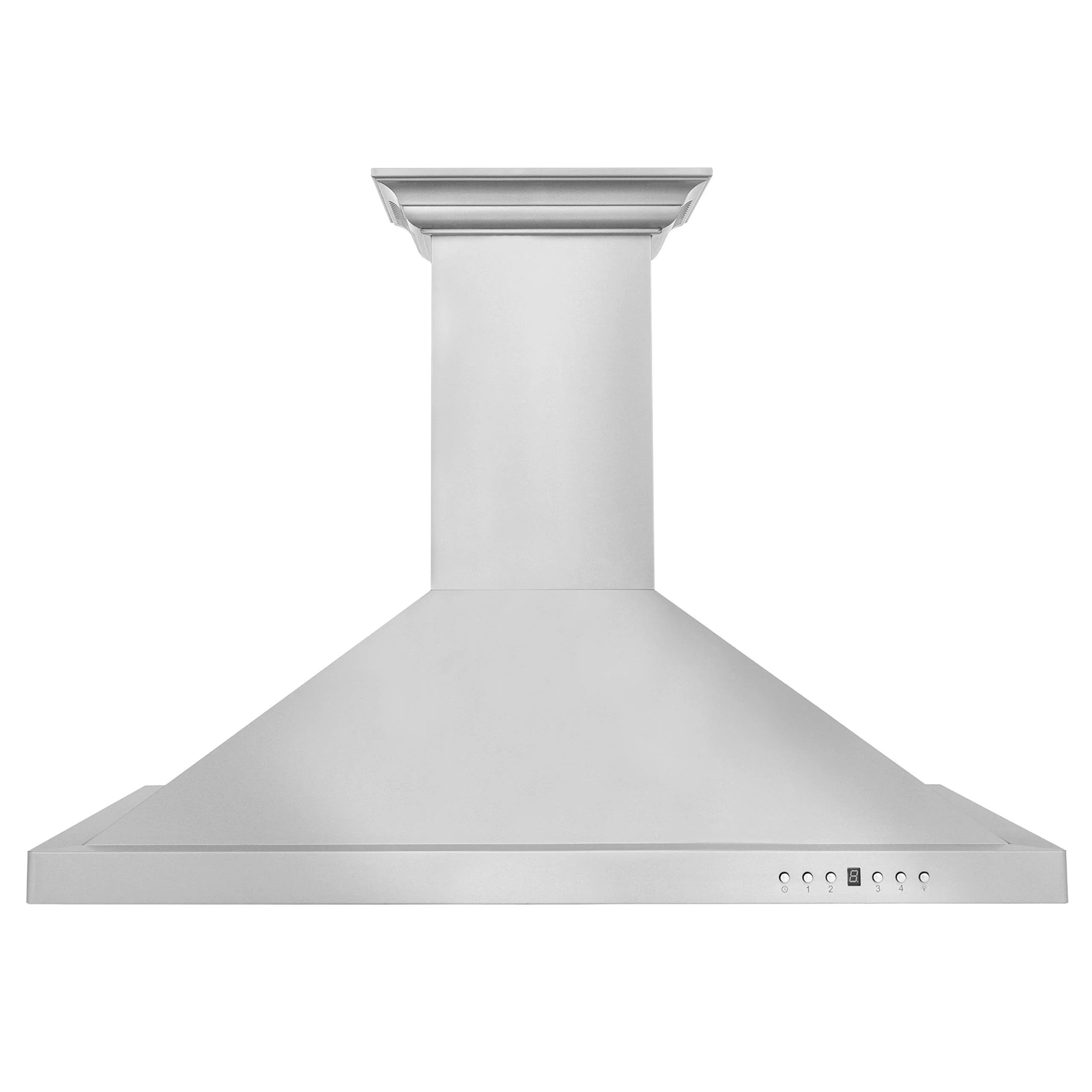 ZLINE 30 in. Wall Mount Range Hood in Stainless Steel with Built-in CrownSound® Bluetooth Speakers KBCRN-BT-30 product image