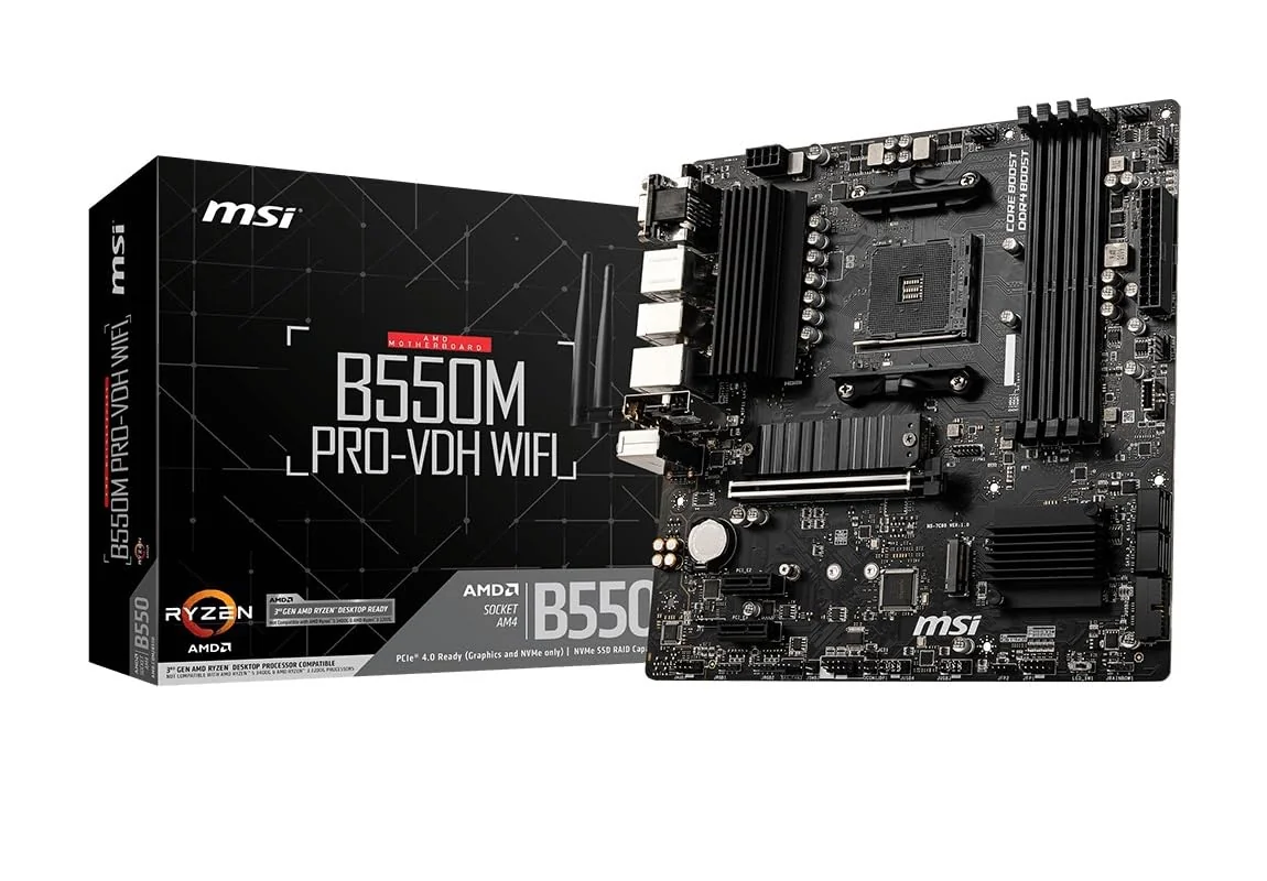 MSI B550M PRO-VDH WiFi ProSeries Motherboard Review