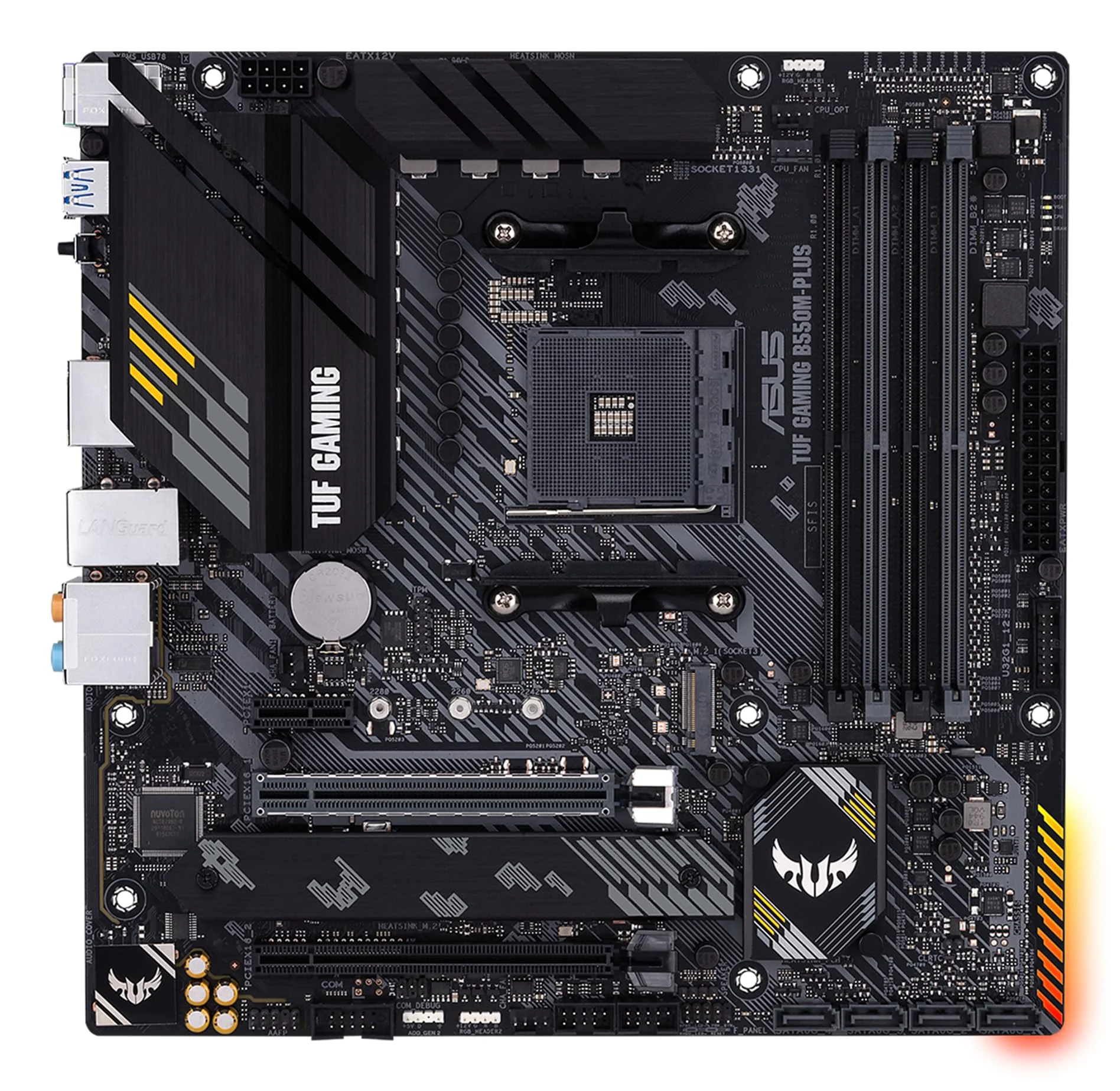 ASUS TUF Gaming B550M-PLUS Micro ATX Motherboard Review