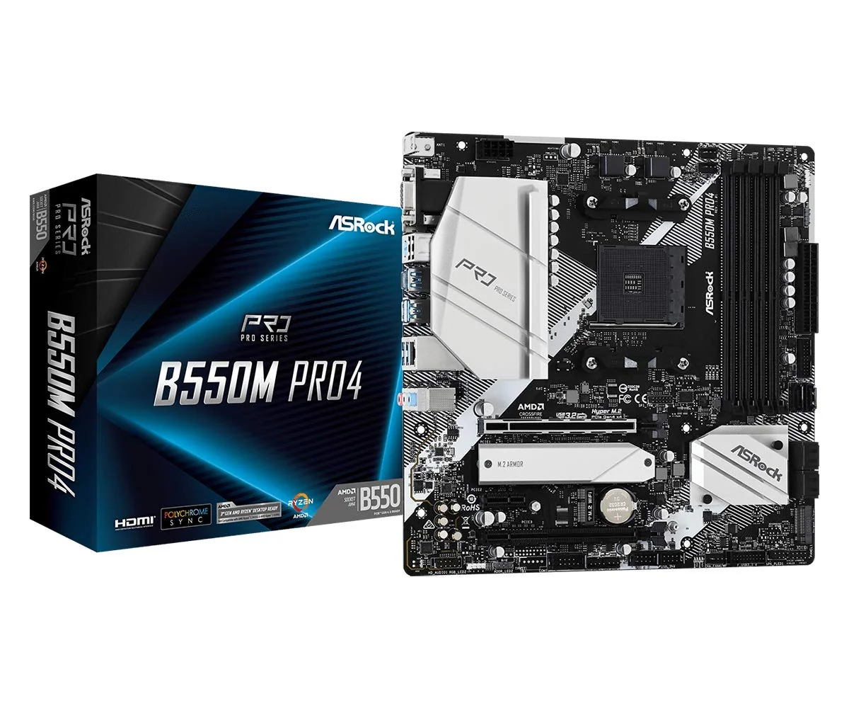 ASRock B550M PRO4 ATX Form Factor Review
