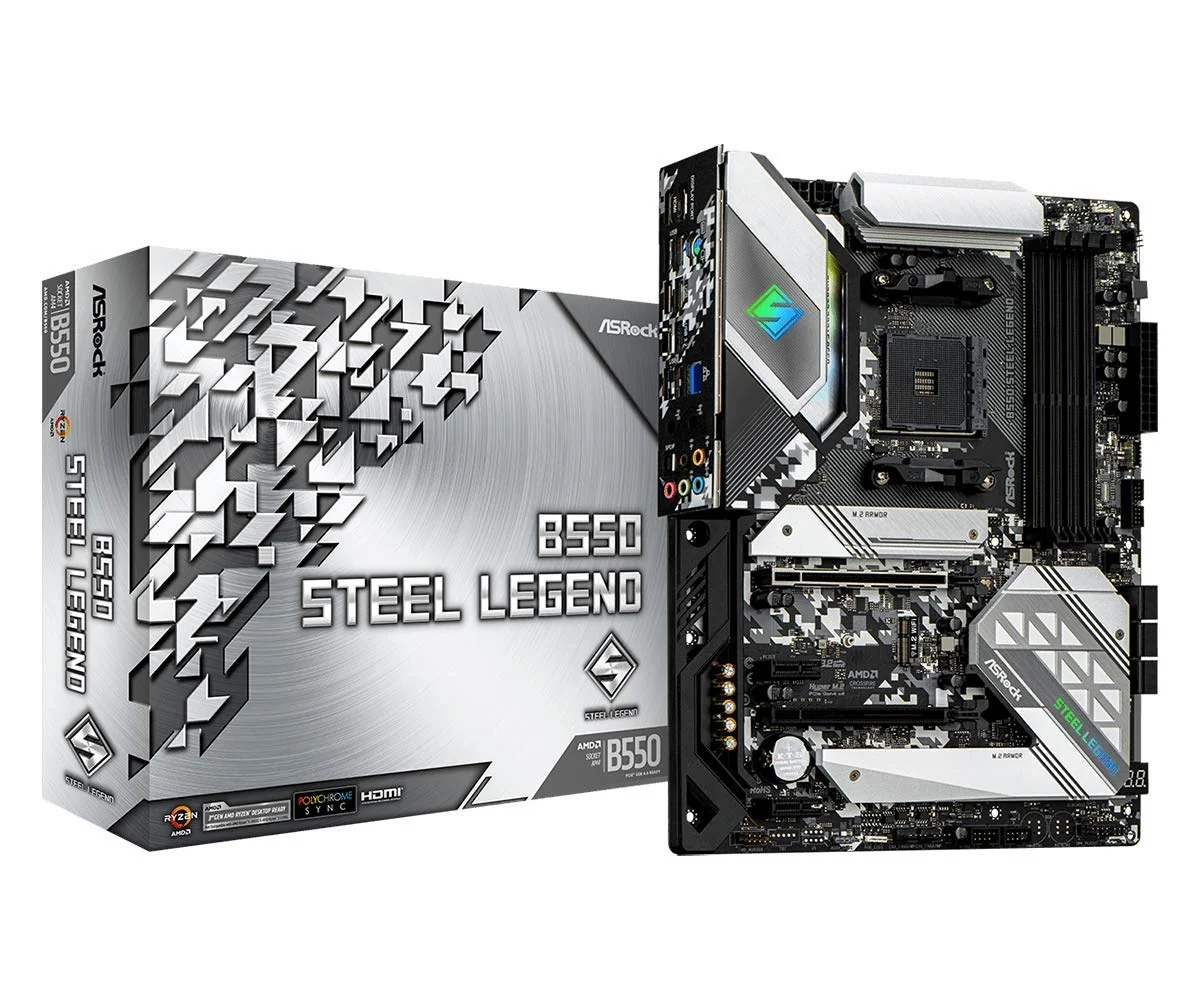 ASRock B550 Steel Legend for Advanced Gaming and Overclocking