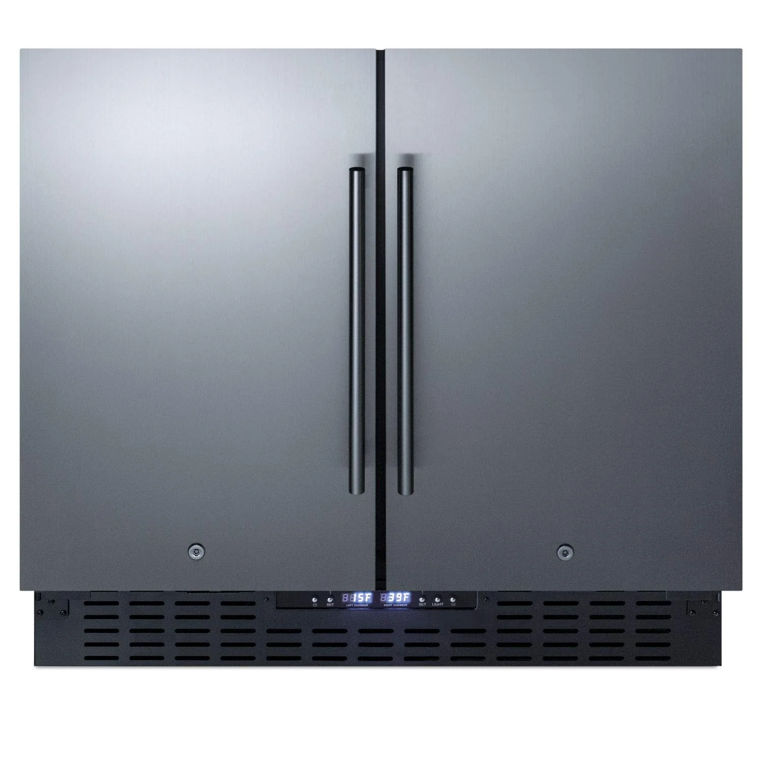 Summit FFRF36 36" Side by Side Refrigerator-Freezer in Stainless Steel product image