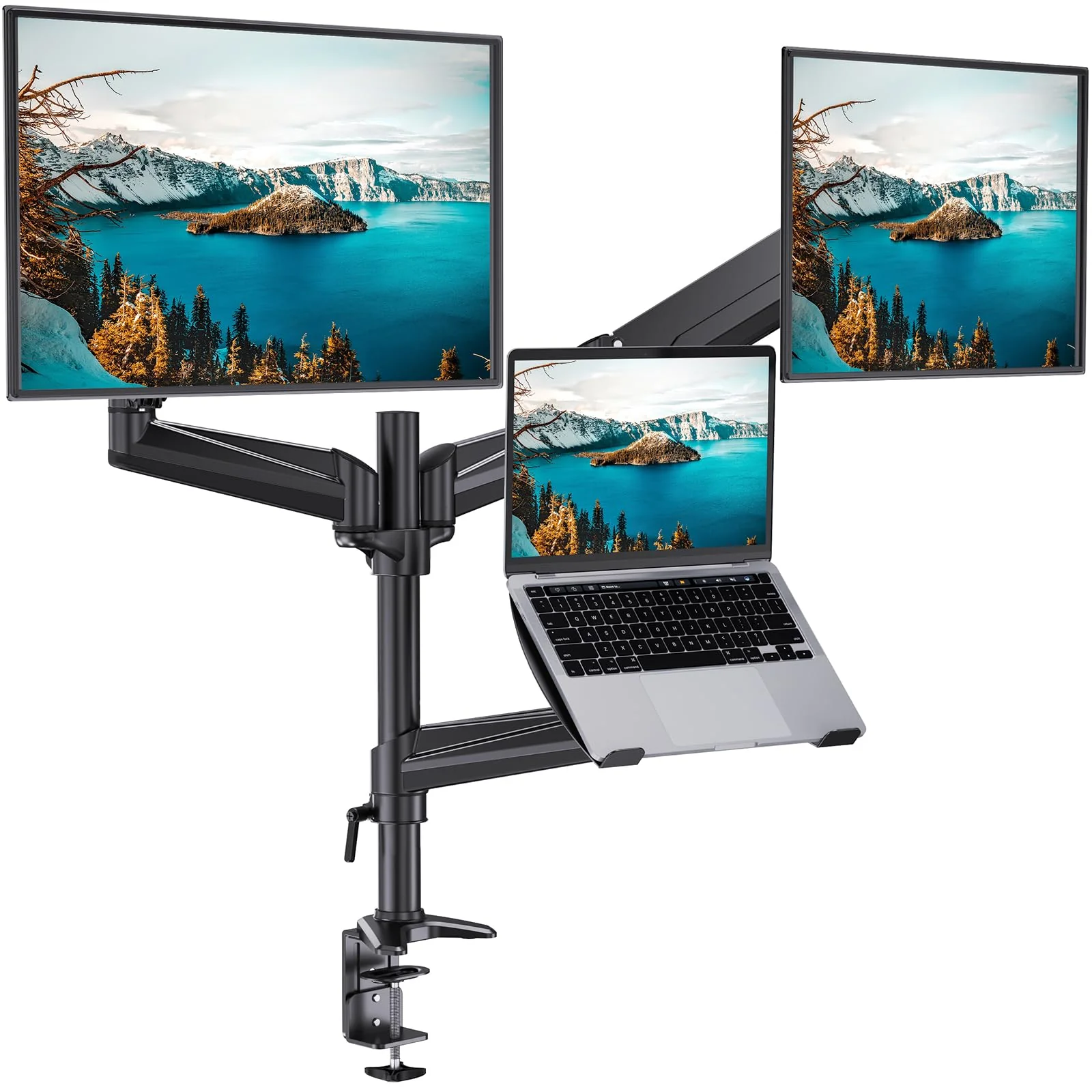HUANUO Dual Monitor Mount for Large Screens