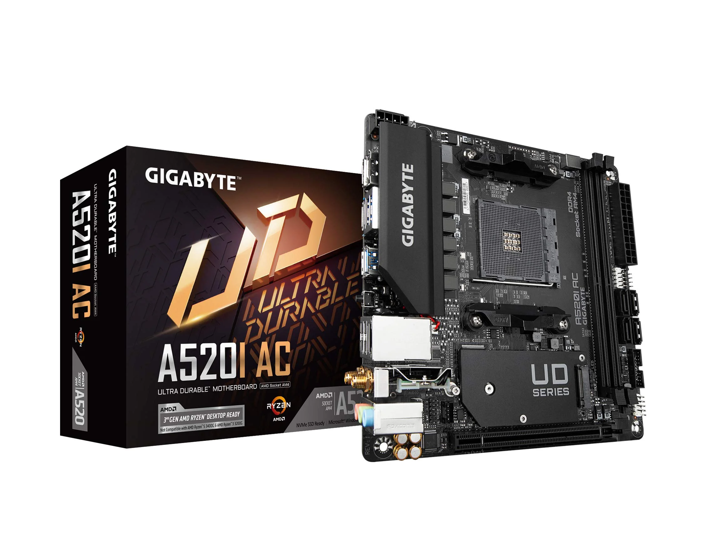 Gigabyte A520I AC Mini-ITX Motherboard Review